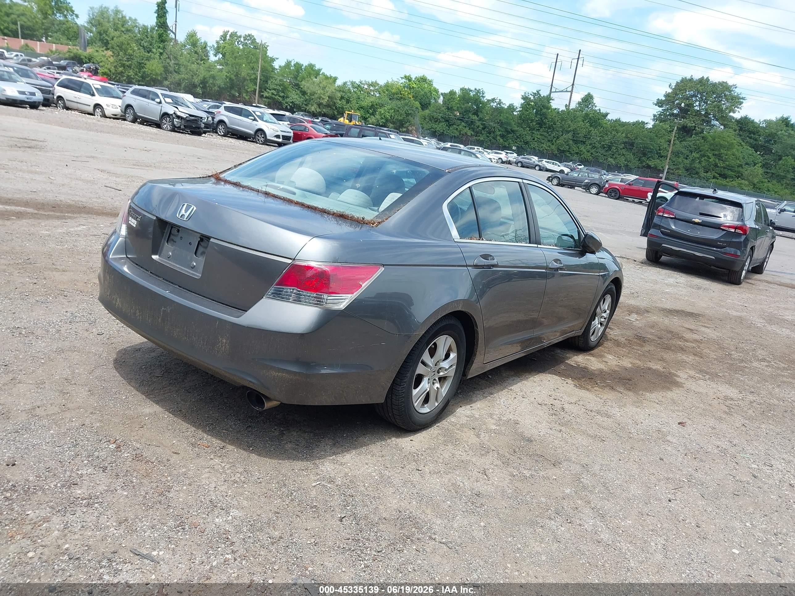 2008 Honda Accord 2.4 Lx-p Gray vin: 1HGCP26468A129771