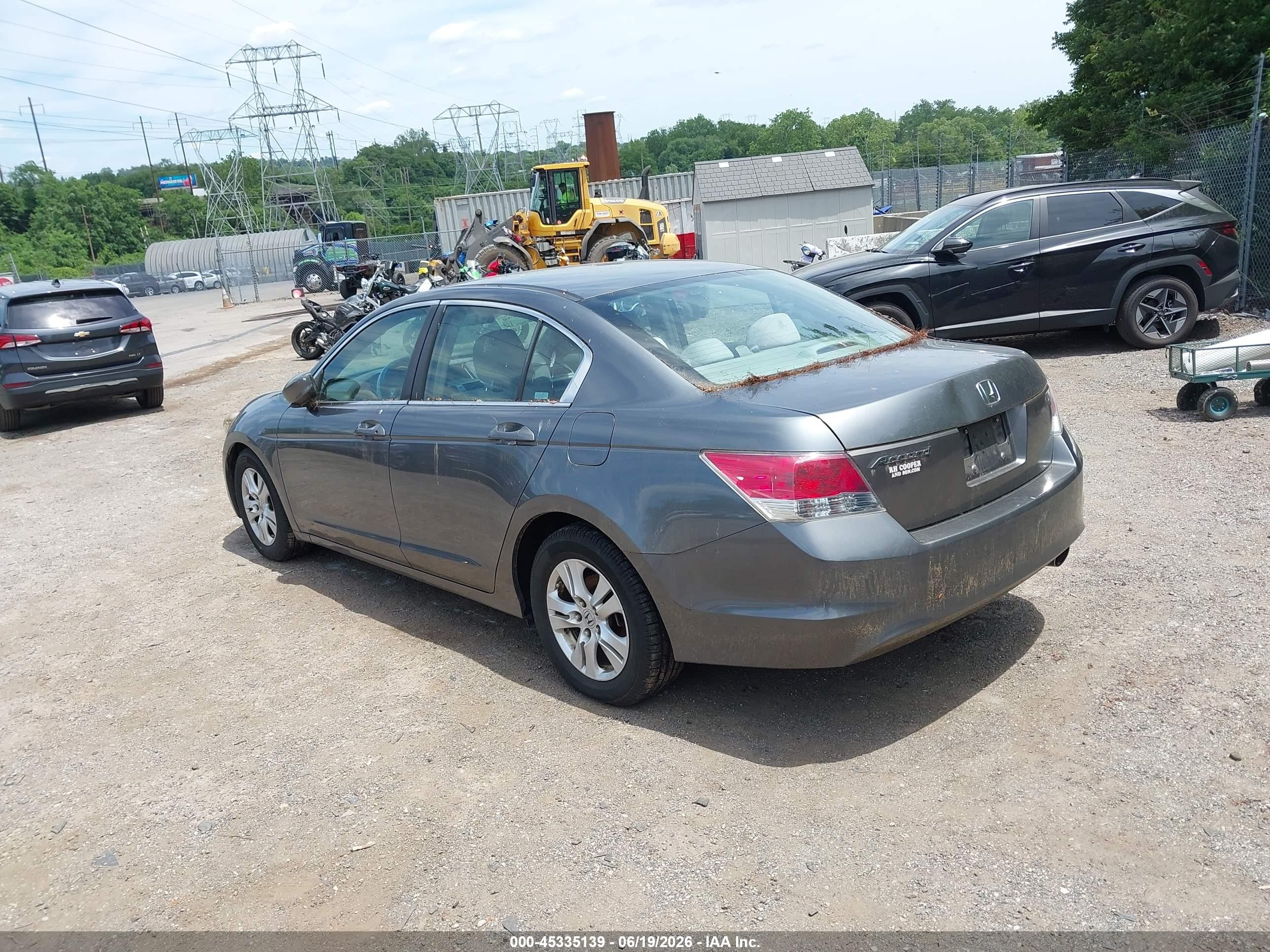 2008 Honda Accord 2.4 Lx-p Gray vin: 1HGCP26468A129771