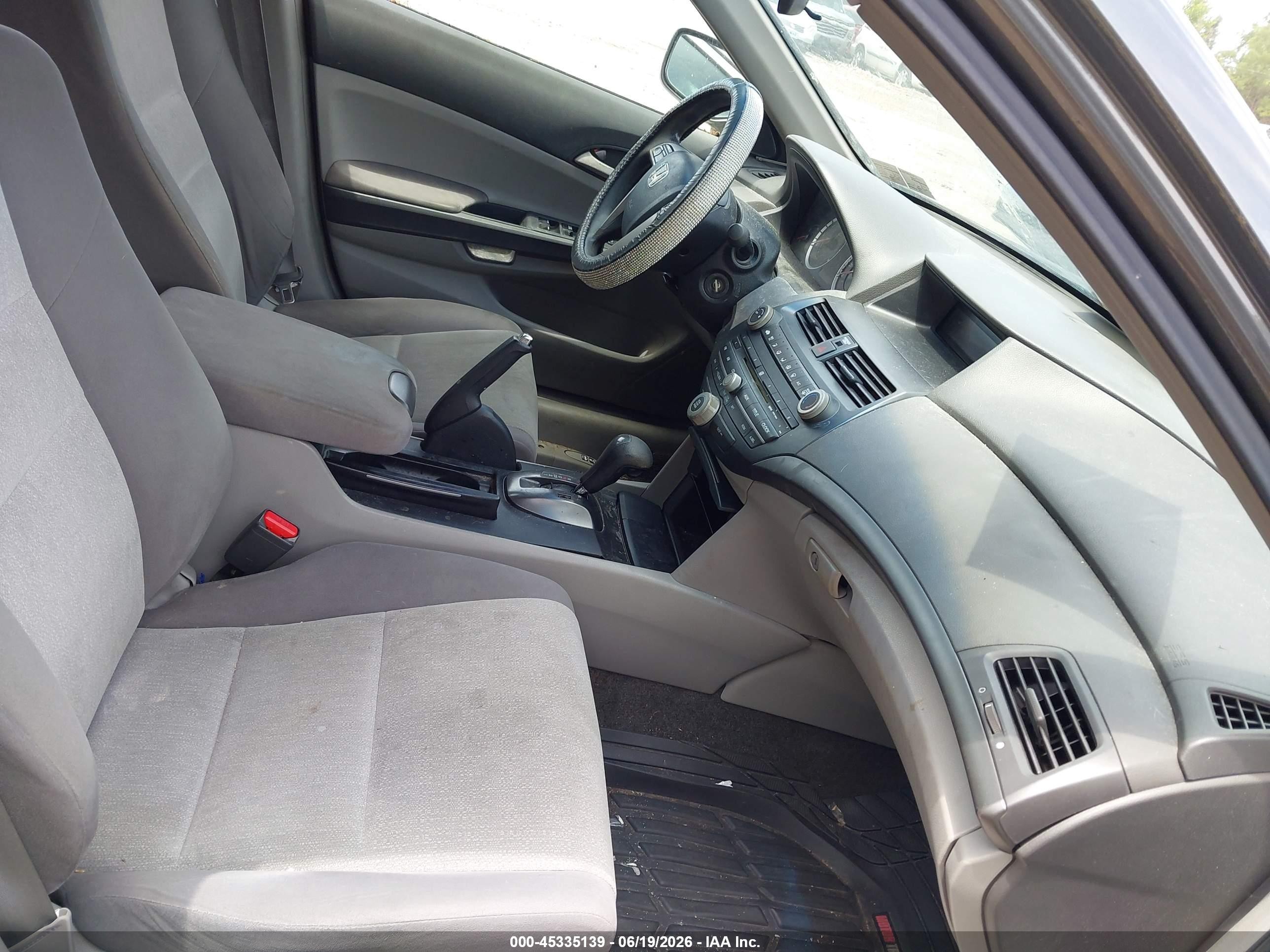 2008 Honda Accord 2.4 Lx-p Gray vin: 1HGCP26468A129771