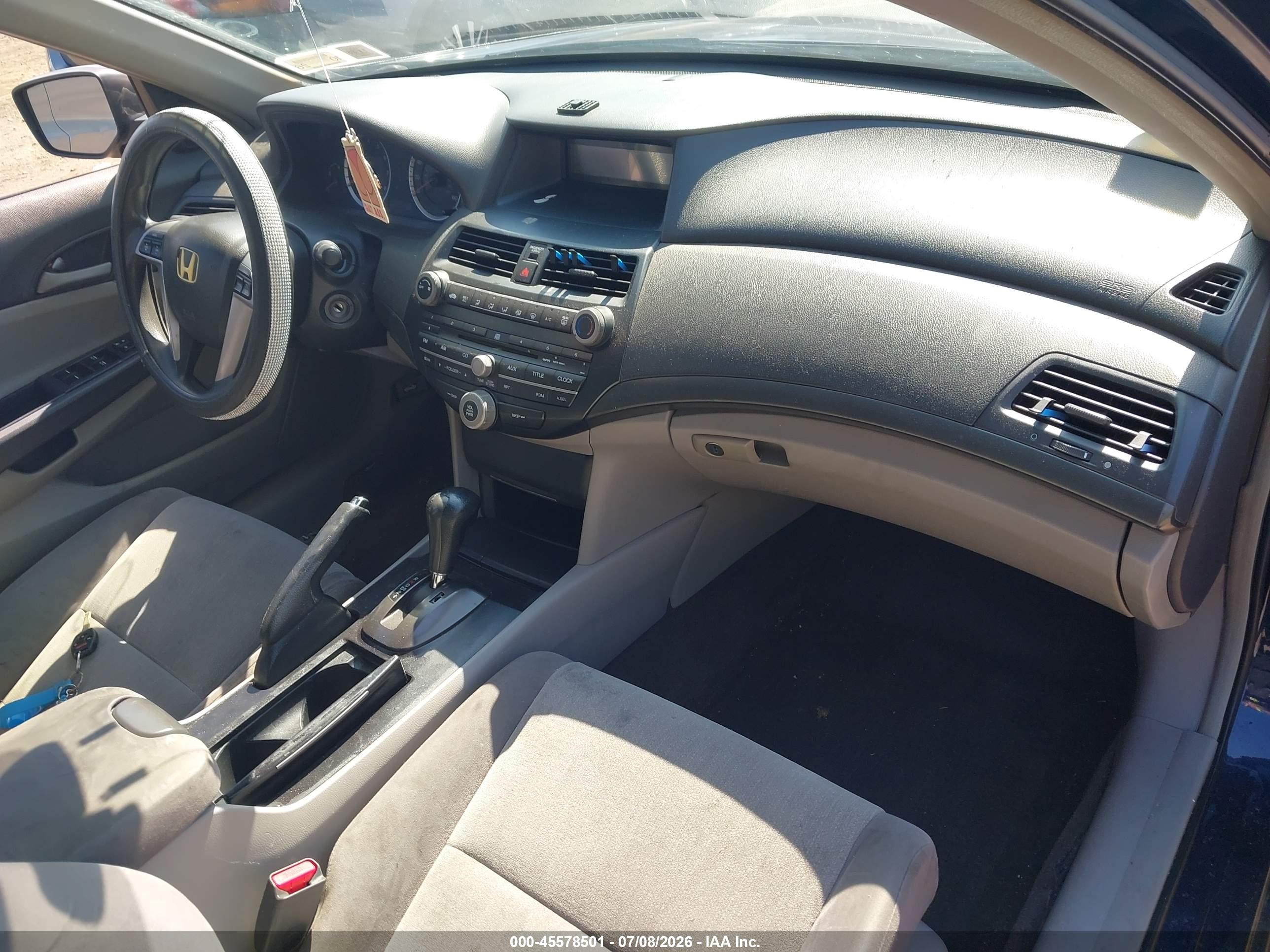 2008 Honda Accord 2.4 Lx-p Blue vin: 1HGCP26468A146795