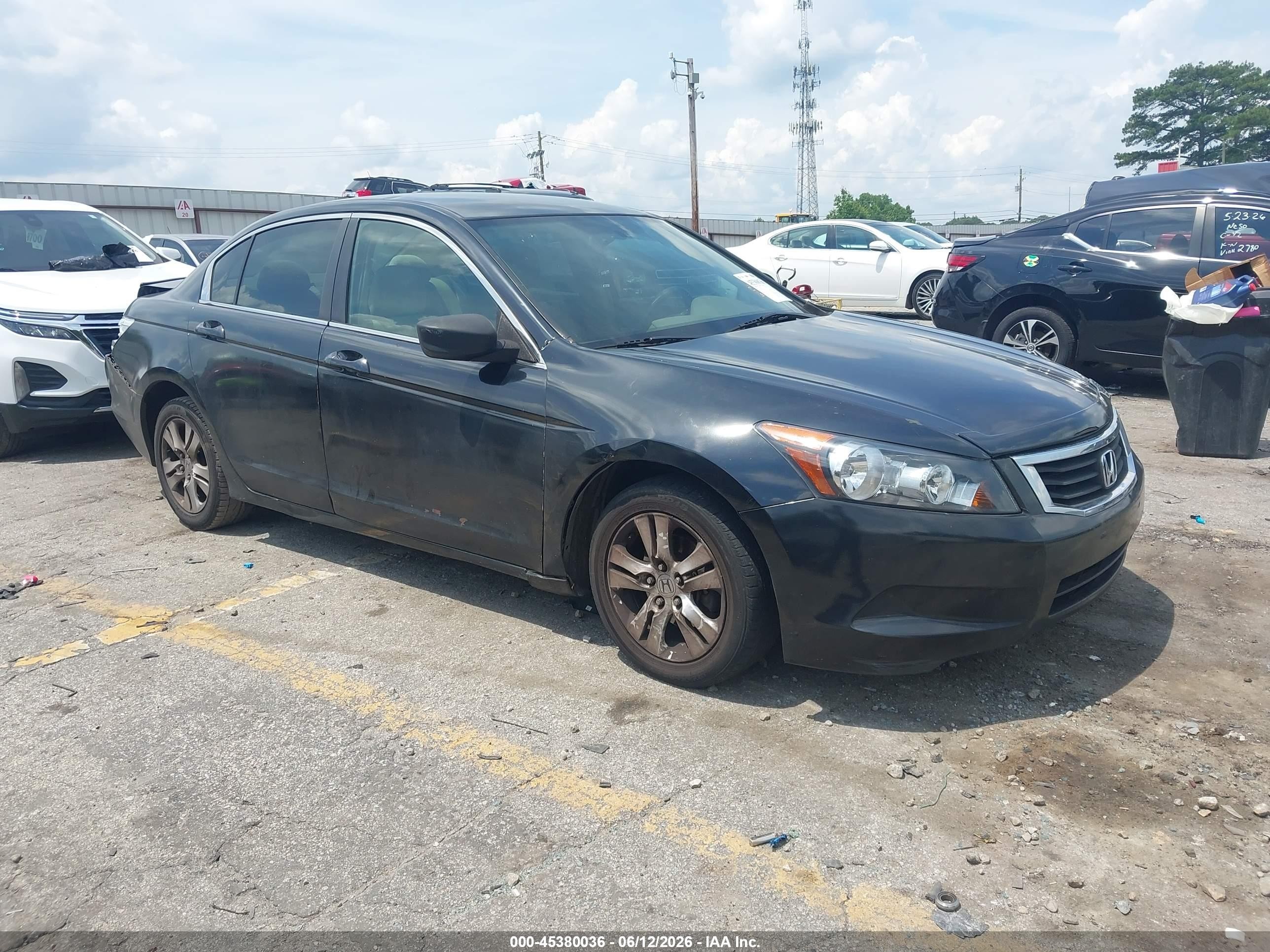 2009 Honda Accord 2.4 Lx-p Black vin: 1HGCP26469A066155