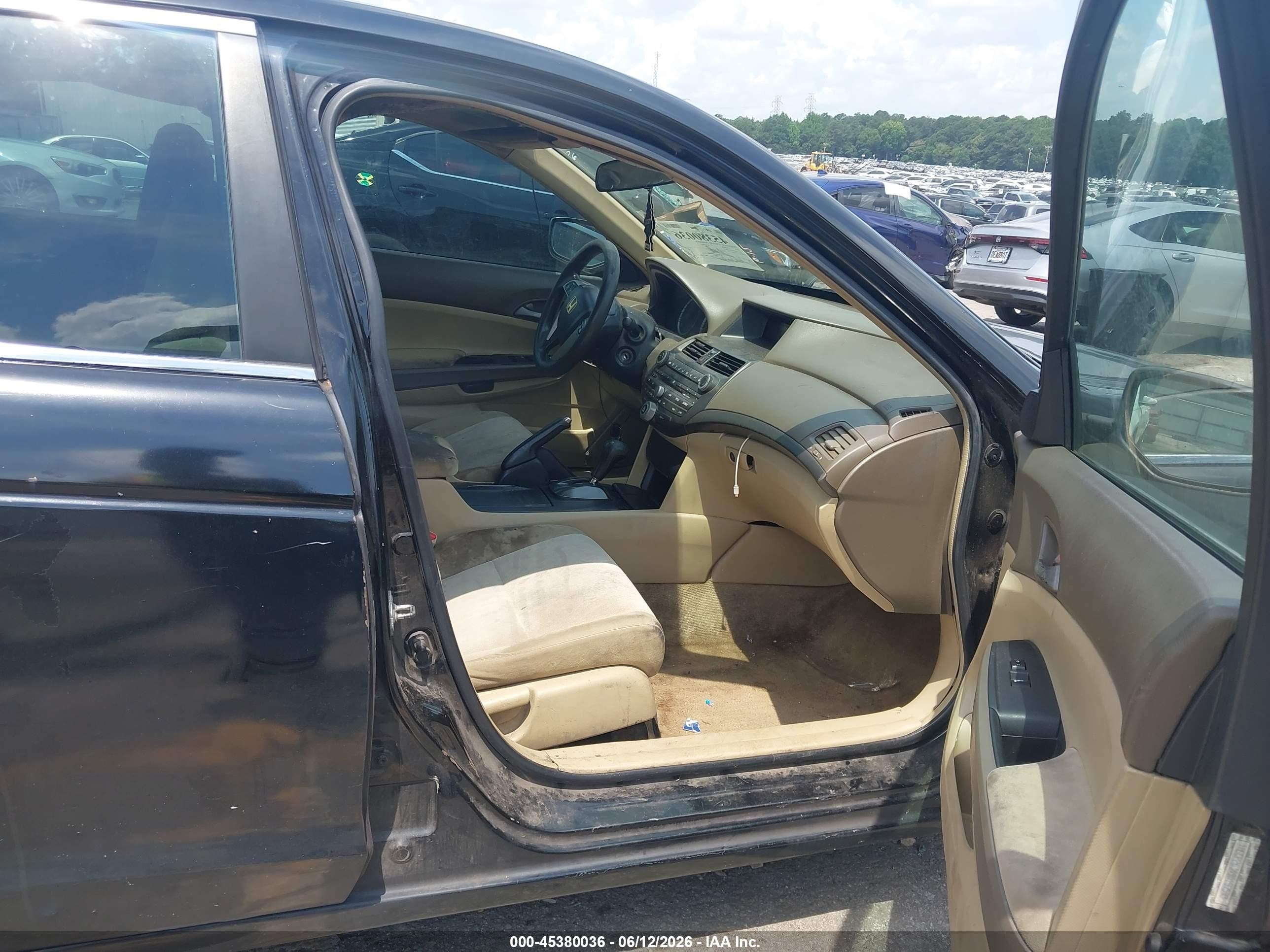2009 Honda Accord 2.4 Lx-p Black vin: 1HGCP26469A066155
