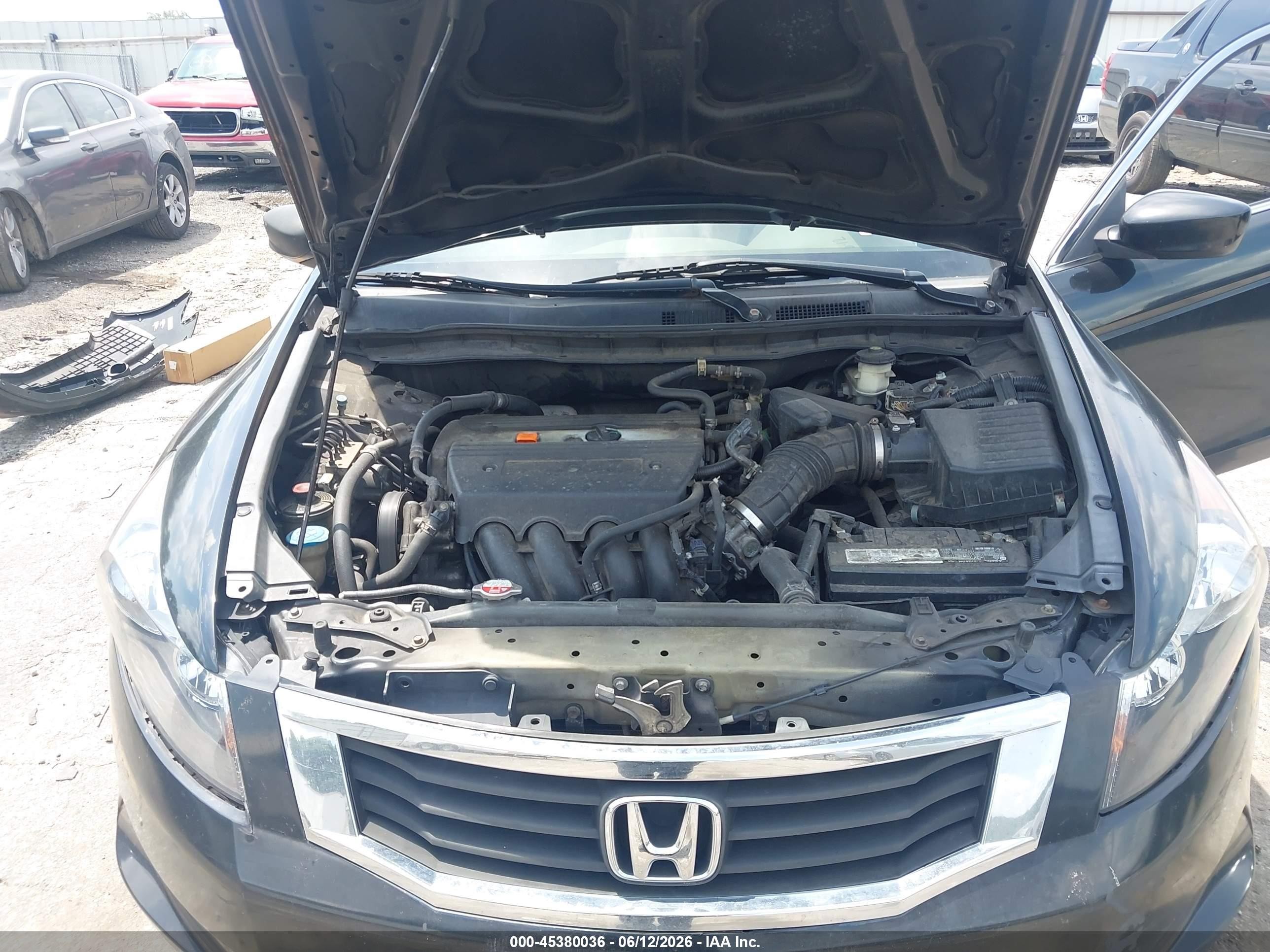 2009 Honda Accord 2.4 Lx-p Black vin: 1HGCP26469A066155