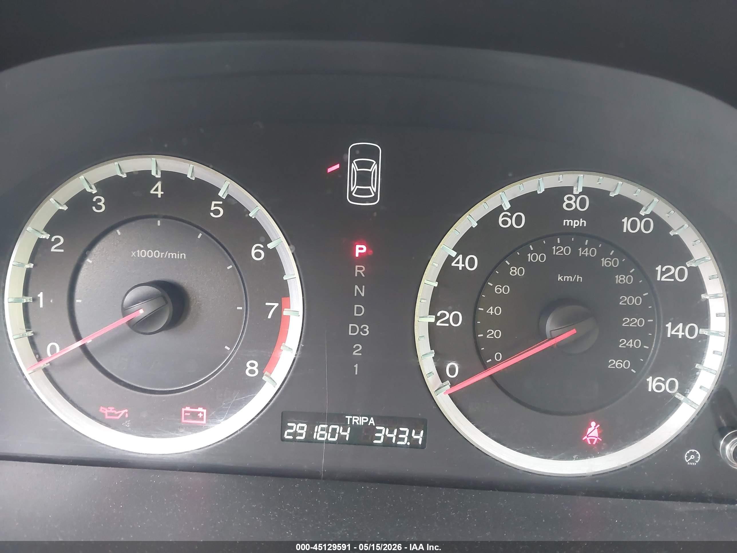 2009 Honda Accord 2.4 Lx-p Purple vin: 1HGCP26469A094490