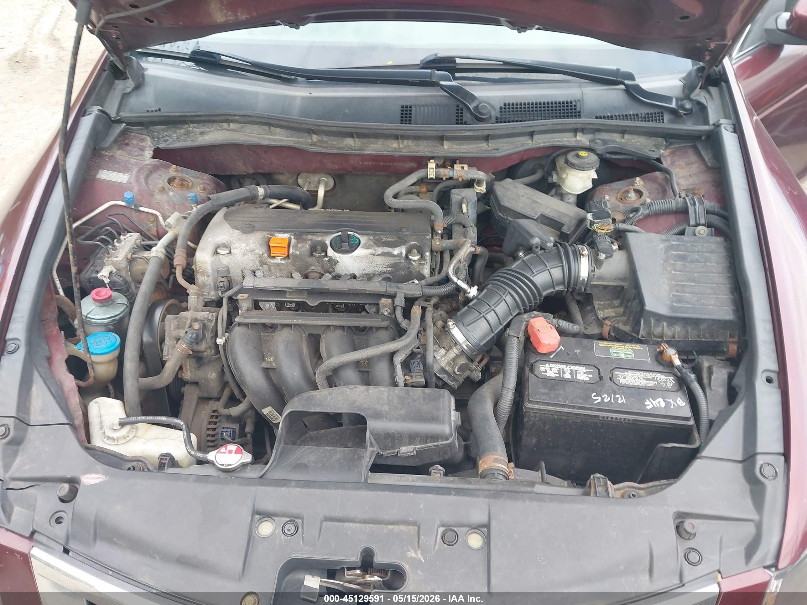 2009 Honda Accord 2.4 Lx-p Purple vin: 1HGCP26469A094490