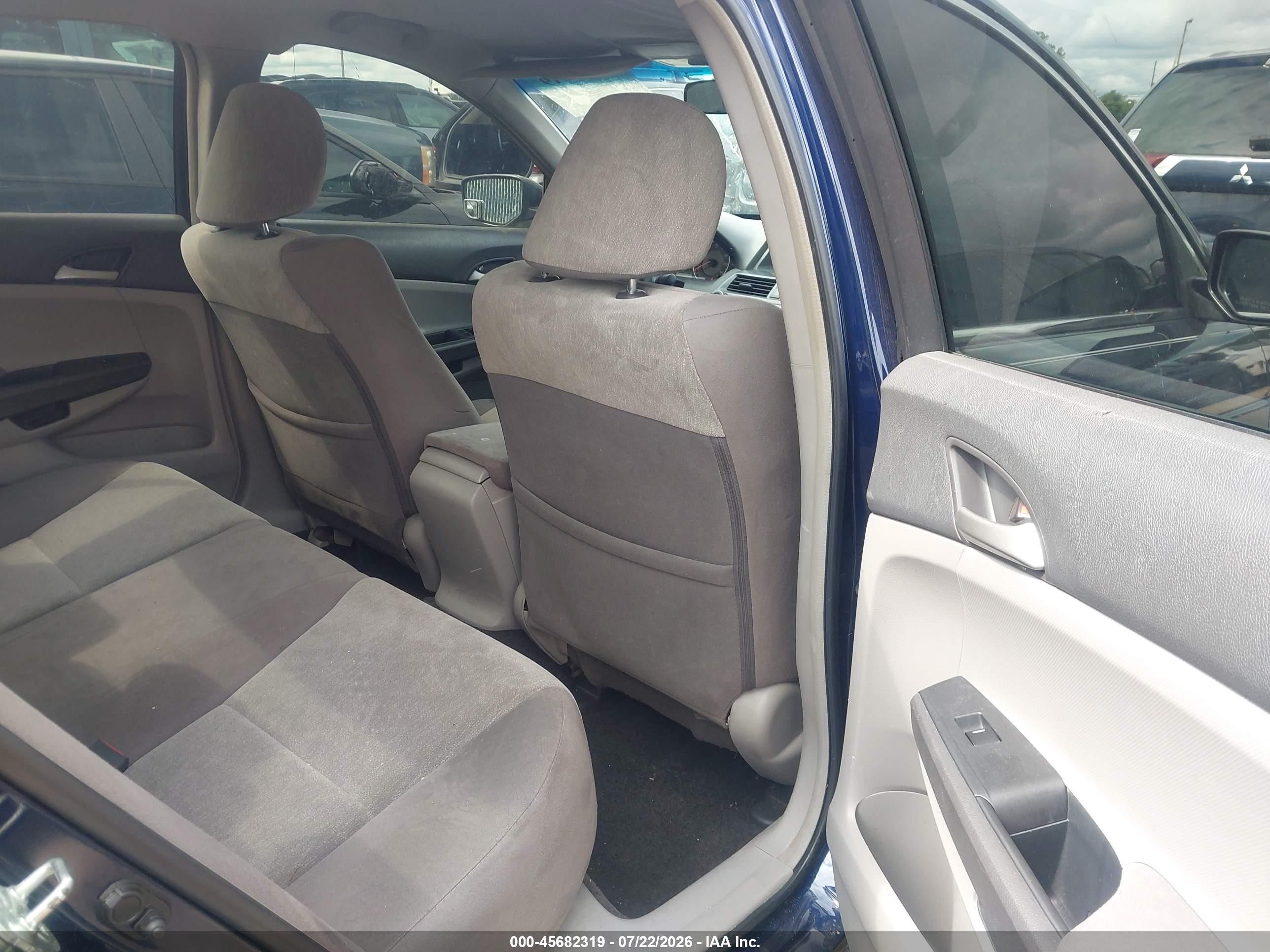2009 Honda Accord 2.4 Lx-p Blue vin: 1HGCP26469A098409
