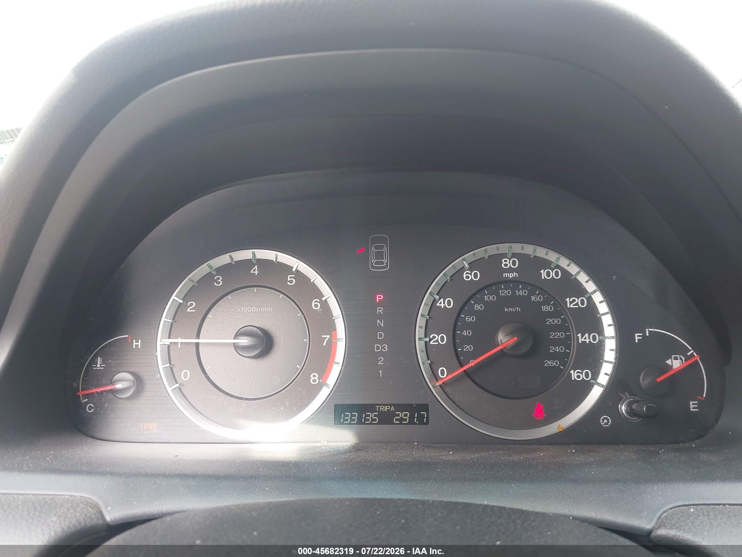 2009 Honda Accord 2.4 Lx-p Blue vin: 1HGCP26469A098409