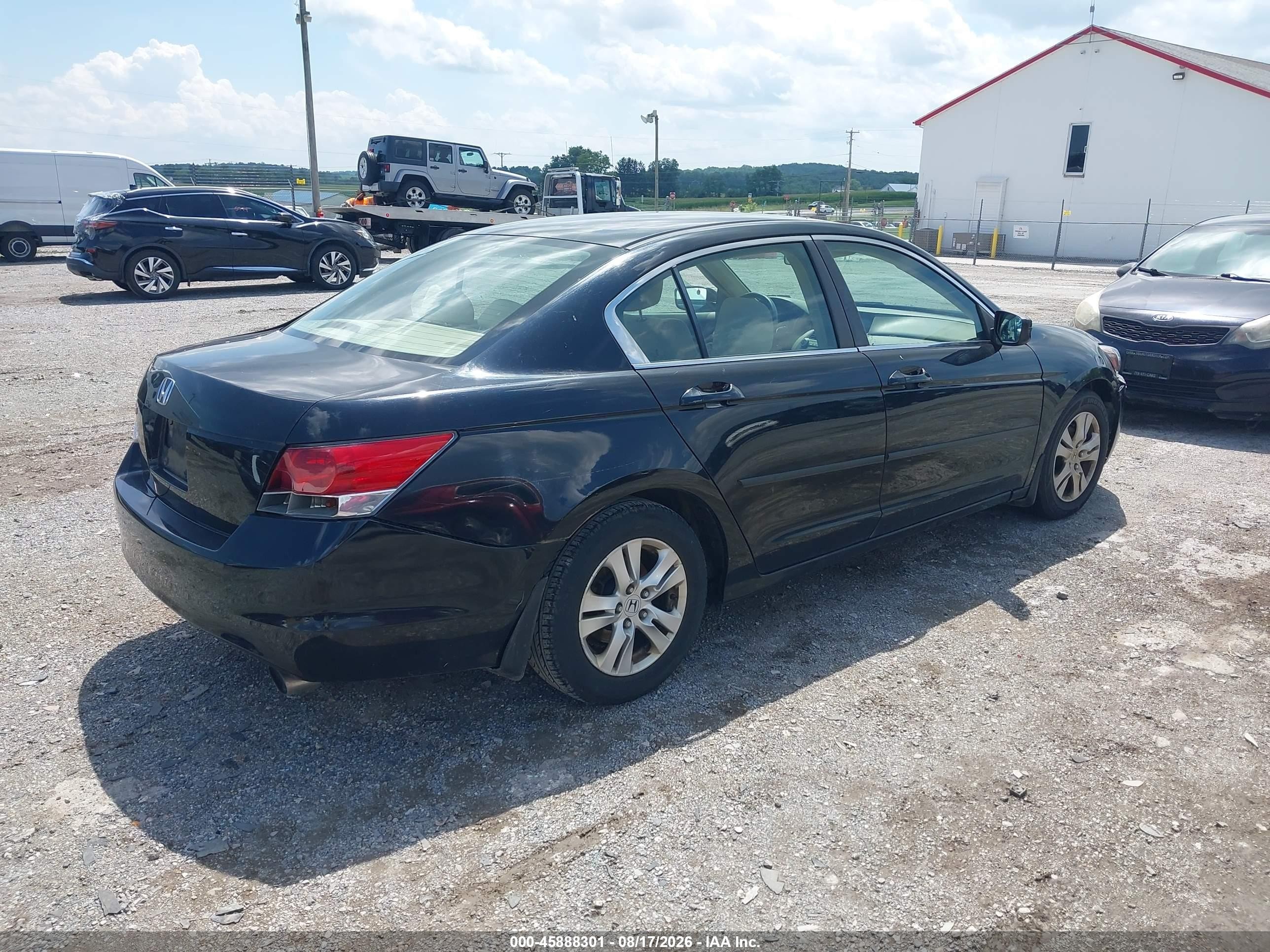 2009 Honda Accord 2.4 Lx-p Black vin: 1HGCP26469A102376