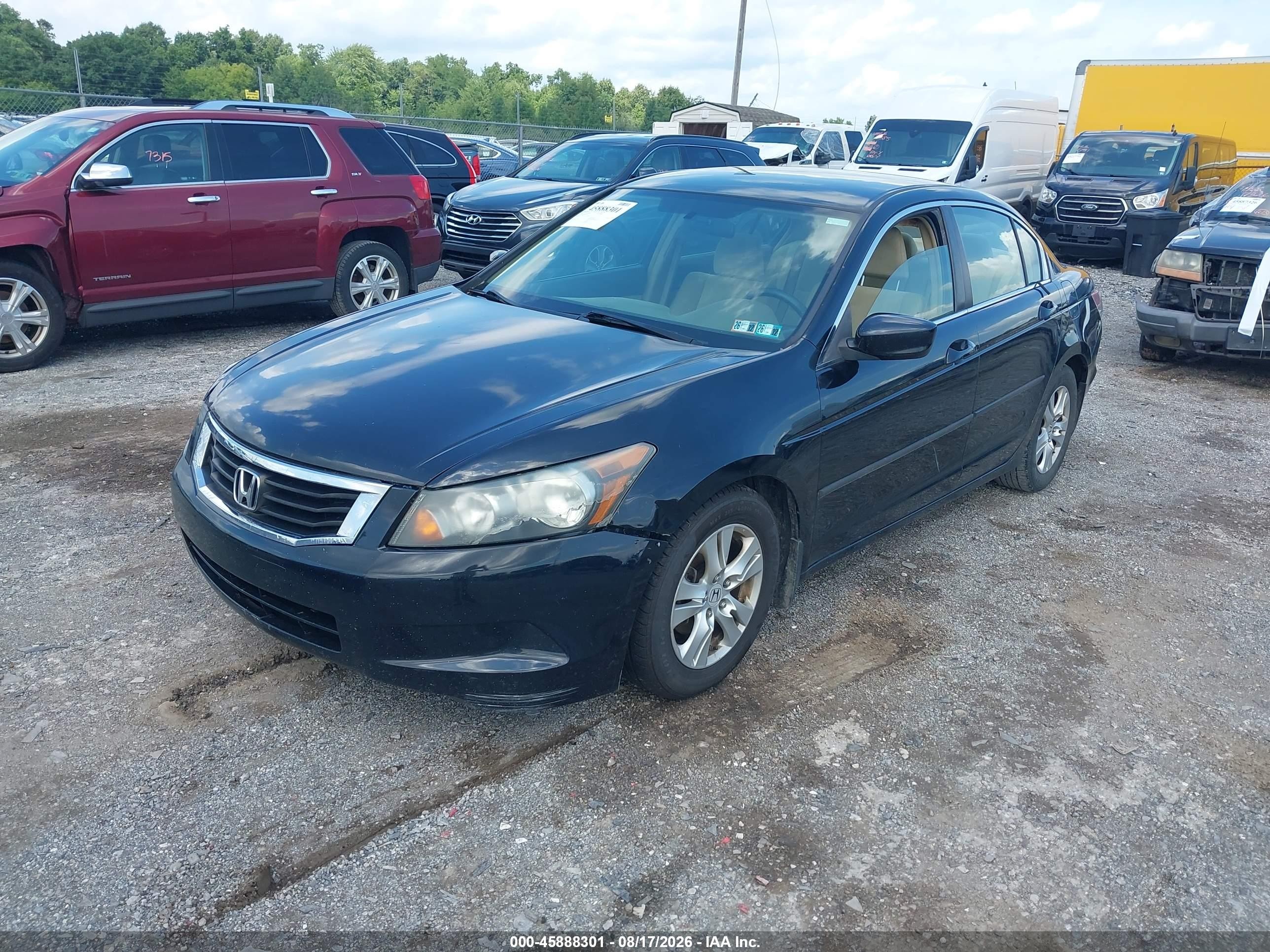 2009 Honda Accord 2.4 Lx-p Black vin: 1HGCP26469A102376