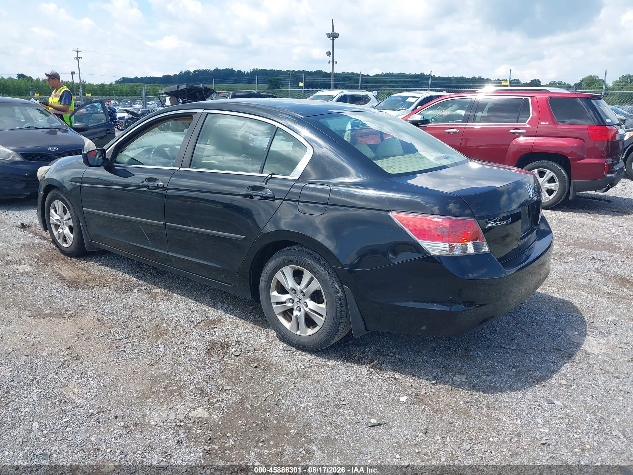 2009 Honda Accord 2.4 Lx-p Black vin: 1HGCP26469A102376