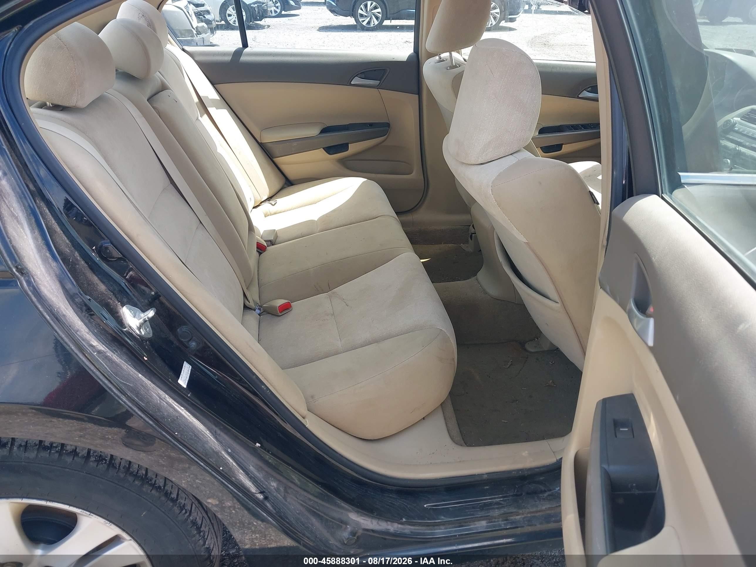 2009 Honda Accord 2.4 Lx-p Black vin: 1HGCP26469A102376