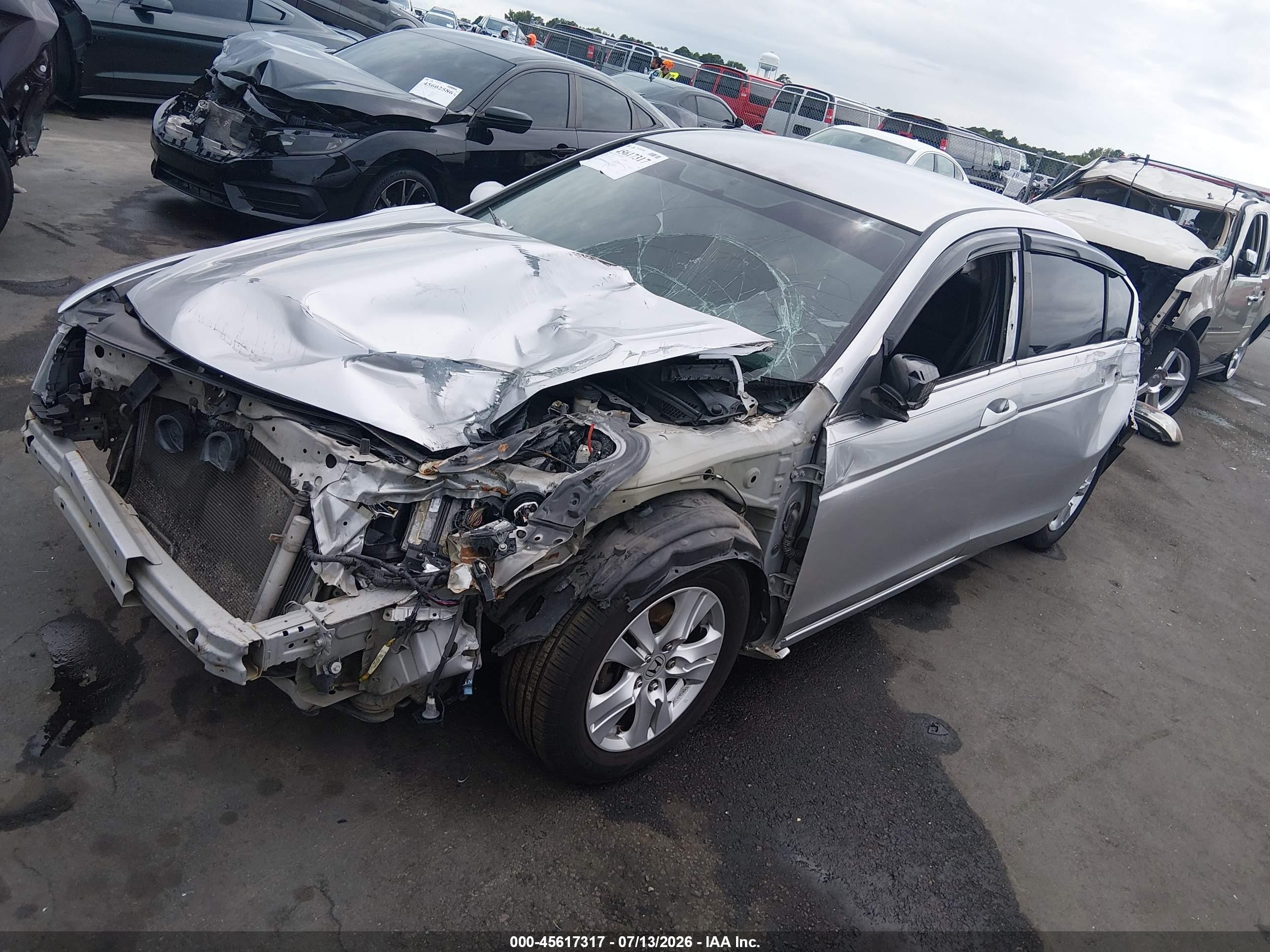 2009 Honda Accord 2.4 Lx-p Silver vin: 1HGCP26469A111899