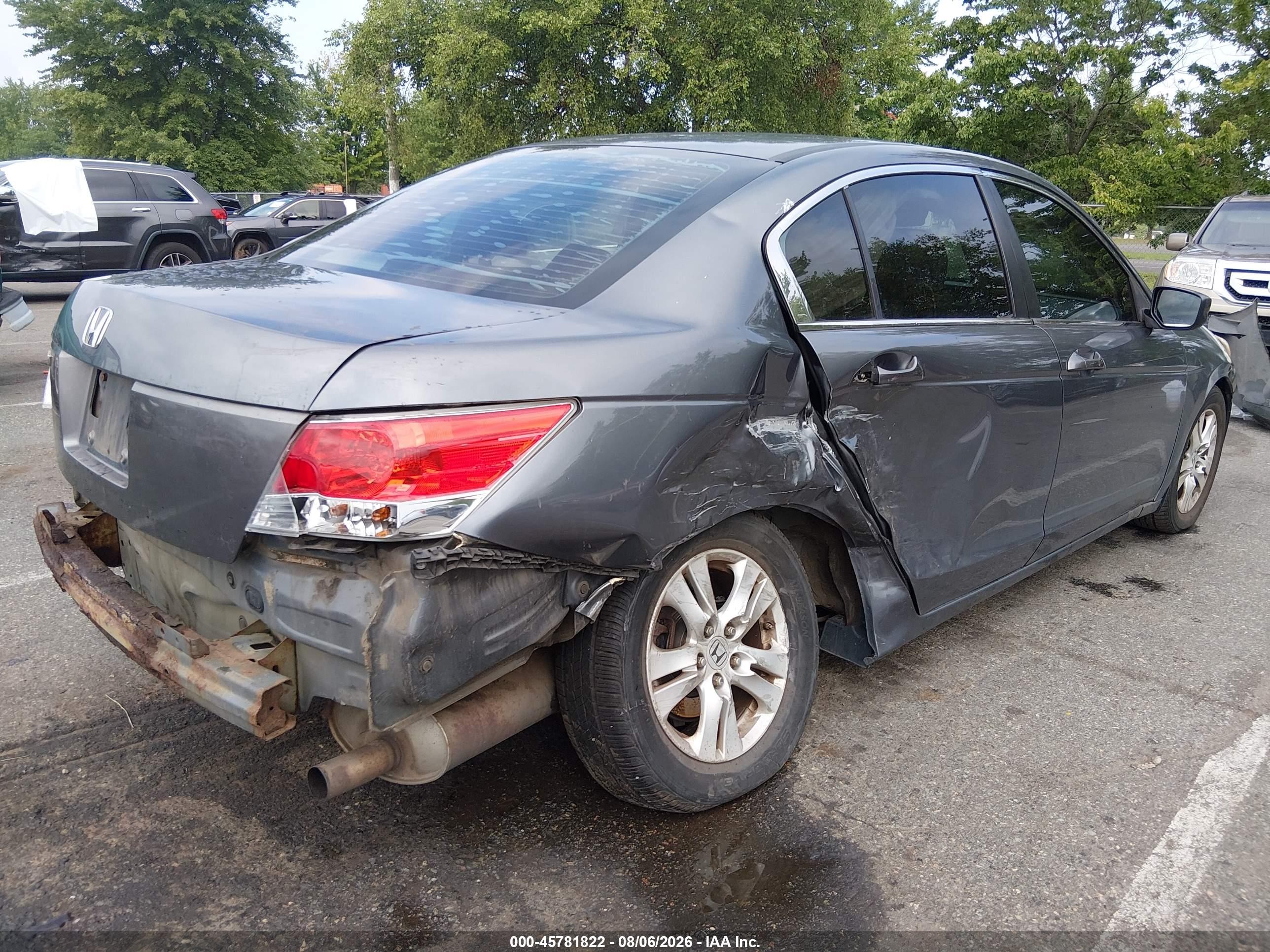 2009 Honda Accord 2.4 Lx-p Gray vin: 1HGCP26469A112308