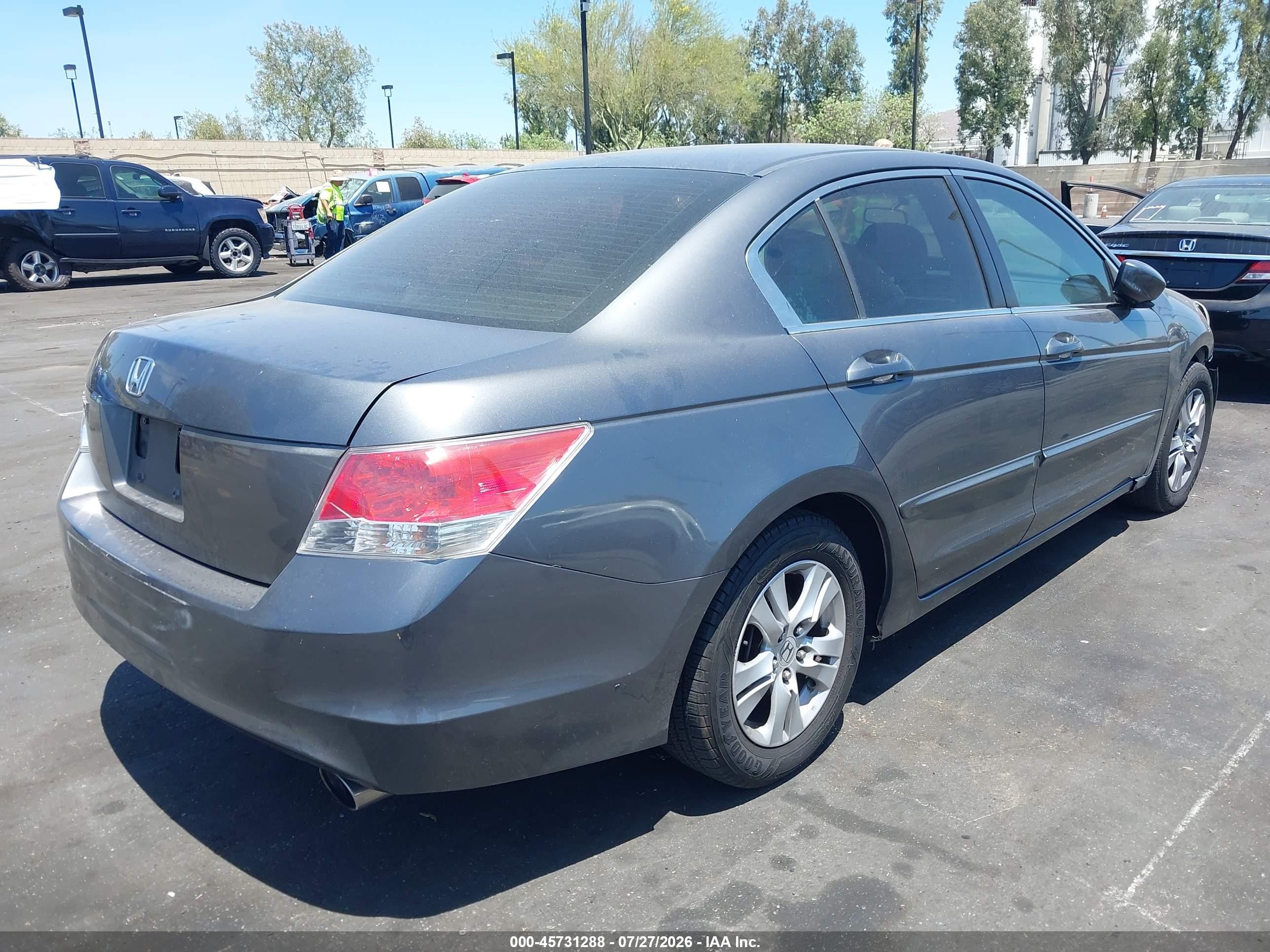 2009 Honda Accord 2.4 Lx-p Gray vin: 1HGCP26469A171486