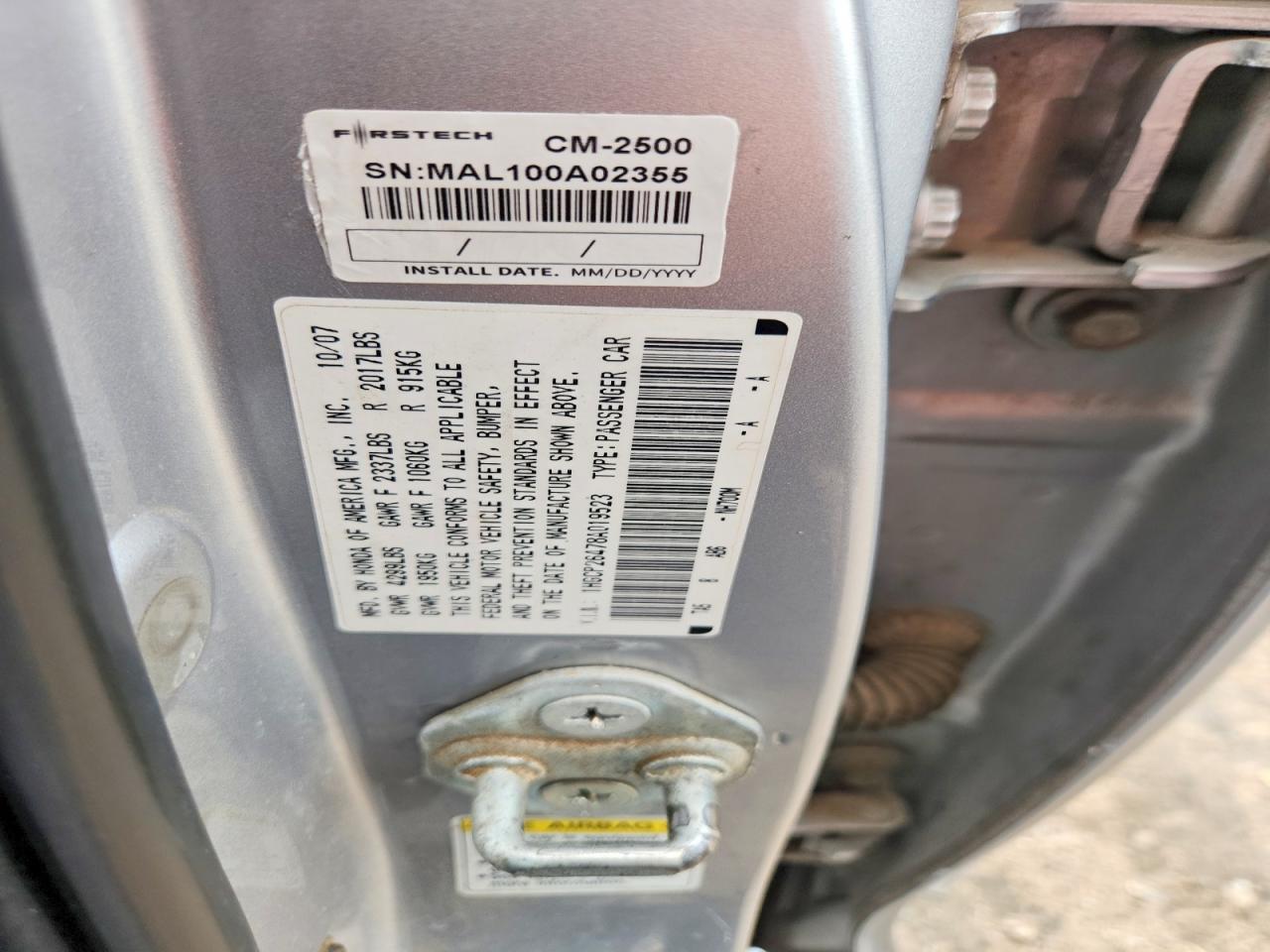 2008 Honda Accord Lxp Silver vin: 1HGCP26478A019523
