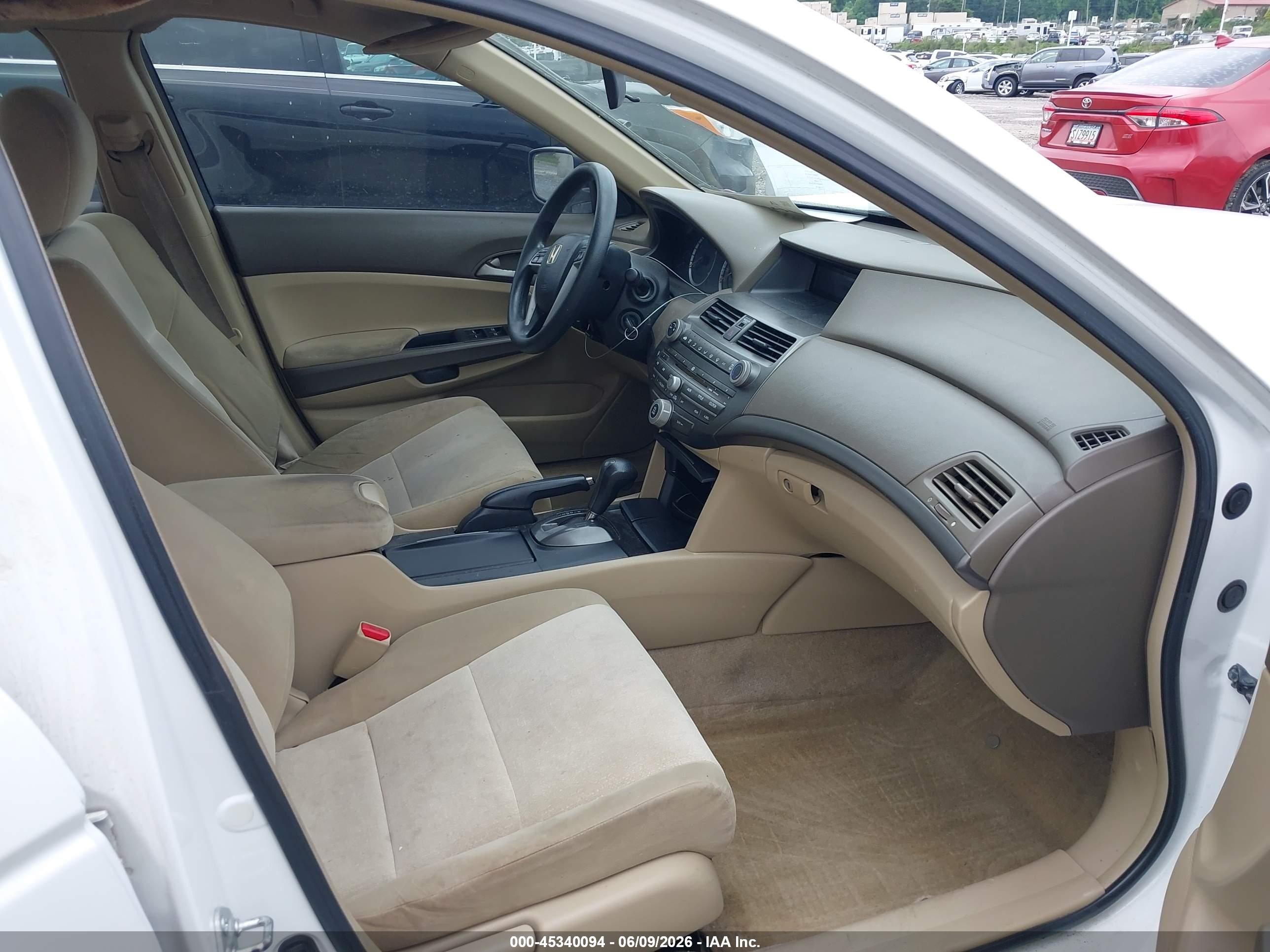 2008 Honda Accord 2.4 Lx-p White vin: 1HGCP26478A076174
