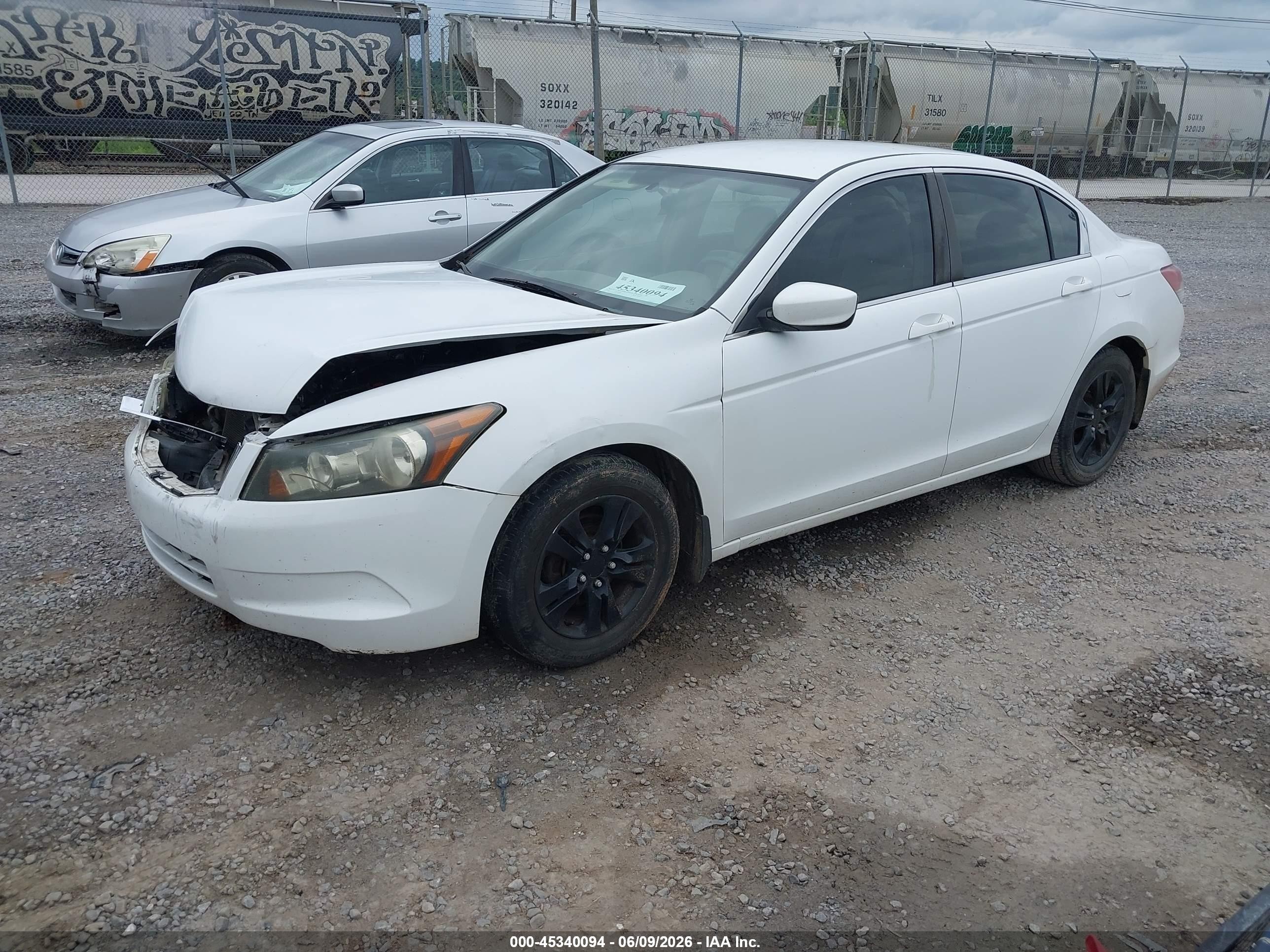 2008 Honda Accord 2.4 Lx-p White vin: 1HGCP26478A076174