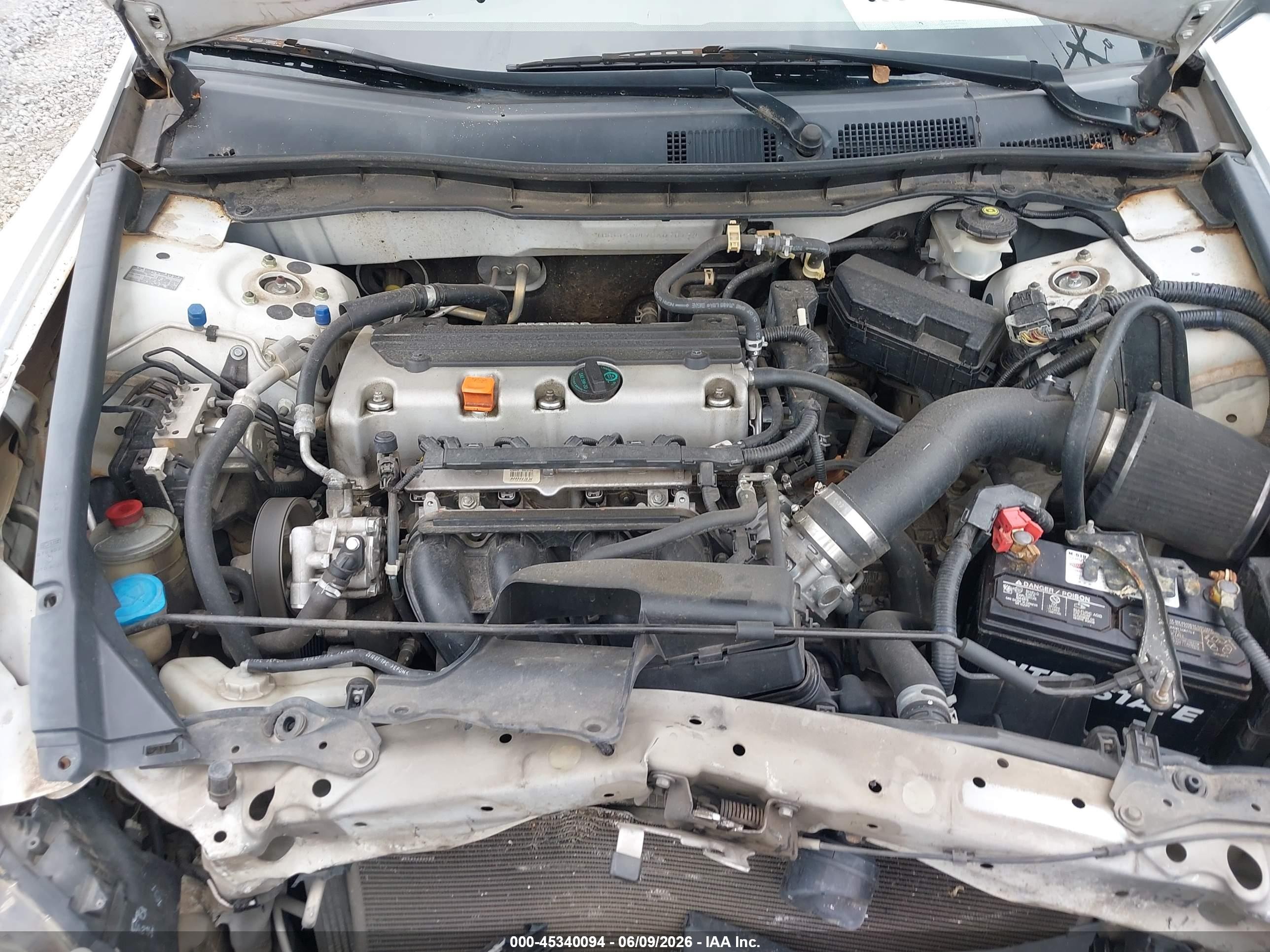 2008 Honda Accord 2.4 Lx-p White vin: 1HGCP26478A076174