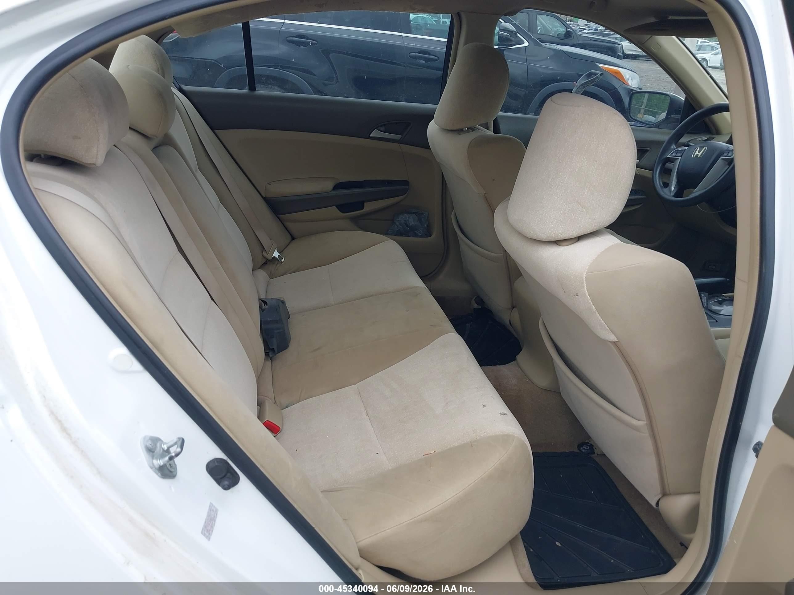 2008 Honda Accord 2.4 Lx-p White vin: 1HGCP26478A076174