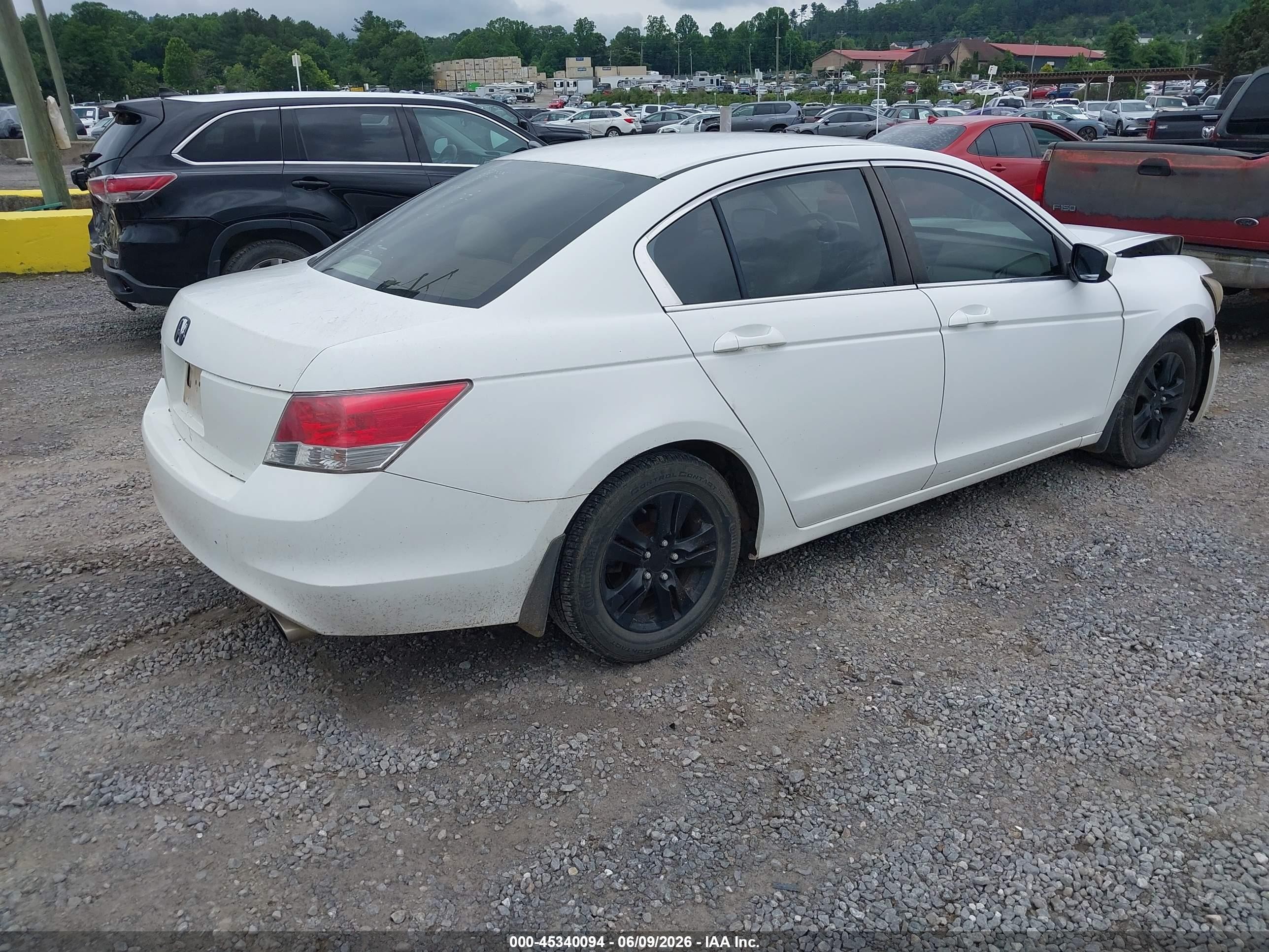 2008 Honda Accord 2.4 Lx-p White vin: 1HGCP26478A076174