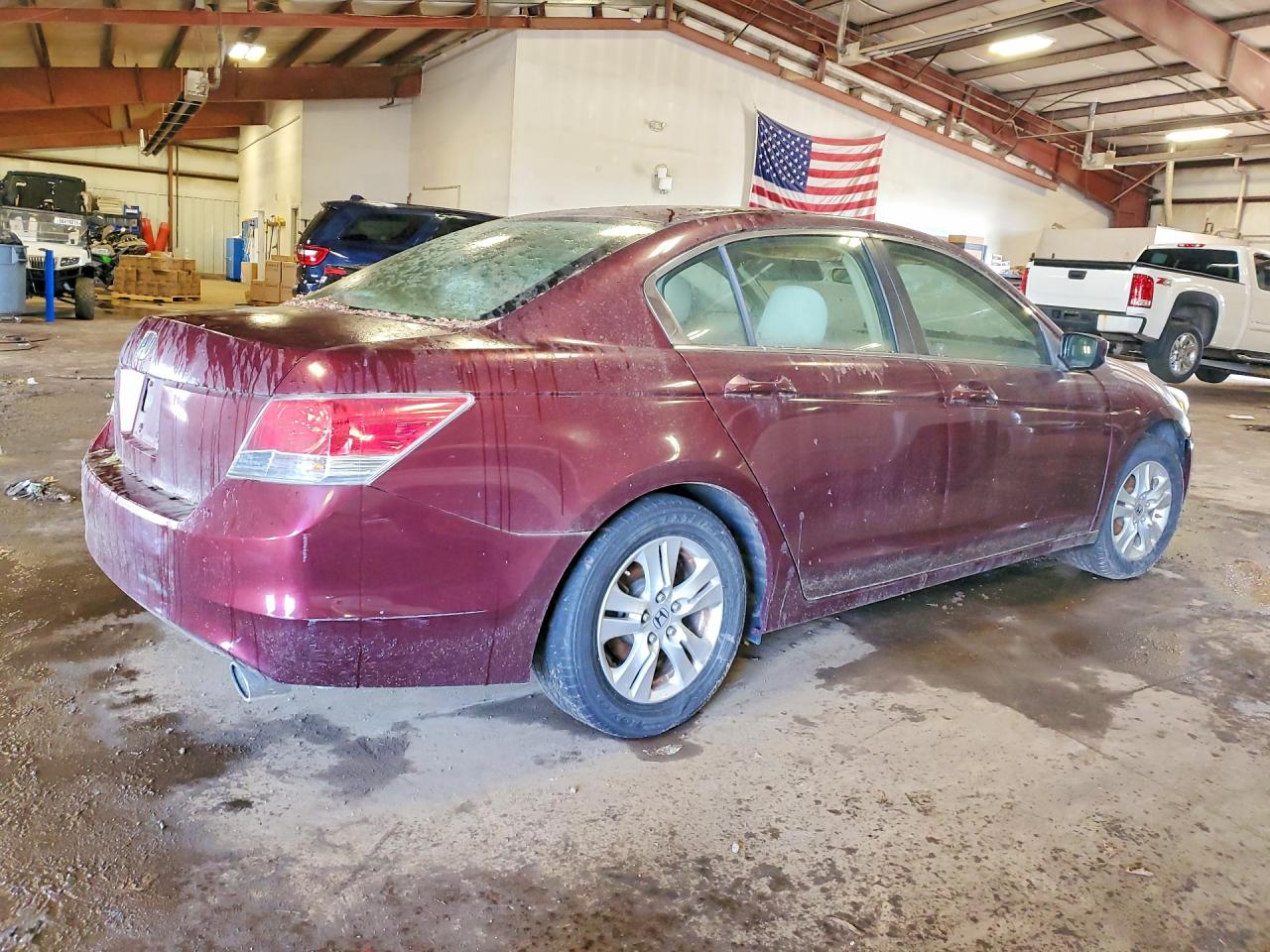 2008 Honda Accord Lxp Red vin: 1HGCP26478A105074