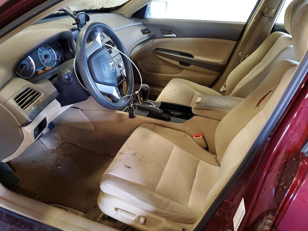 2008 Honda Accord Lxp Red vin: 1HGCP26478A105074