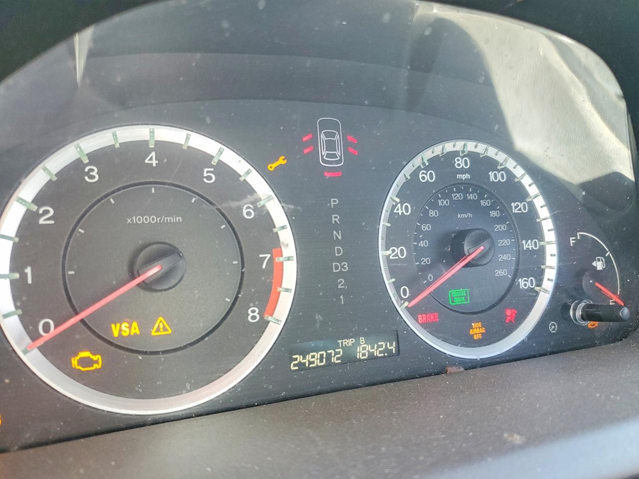 2008 Honda Accord Gray vin: 1HGCP26478A113434