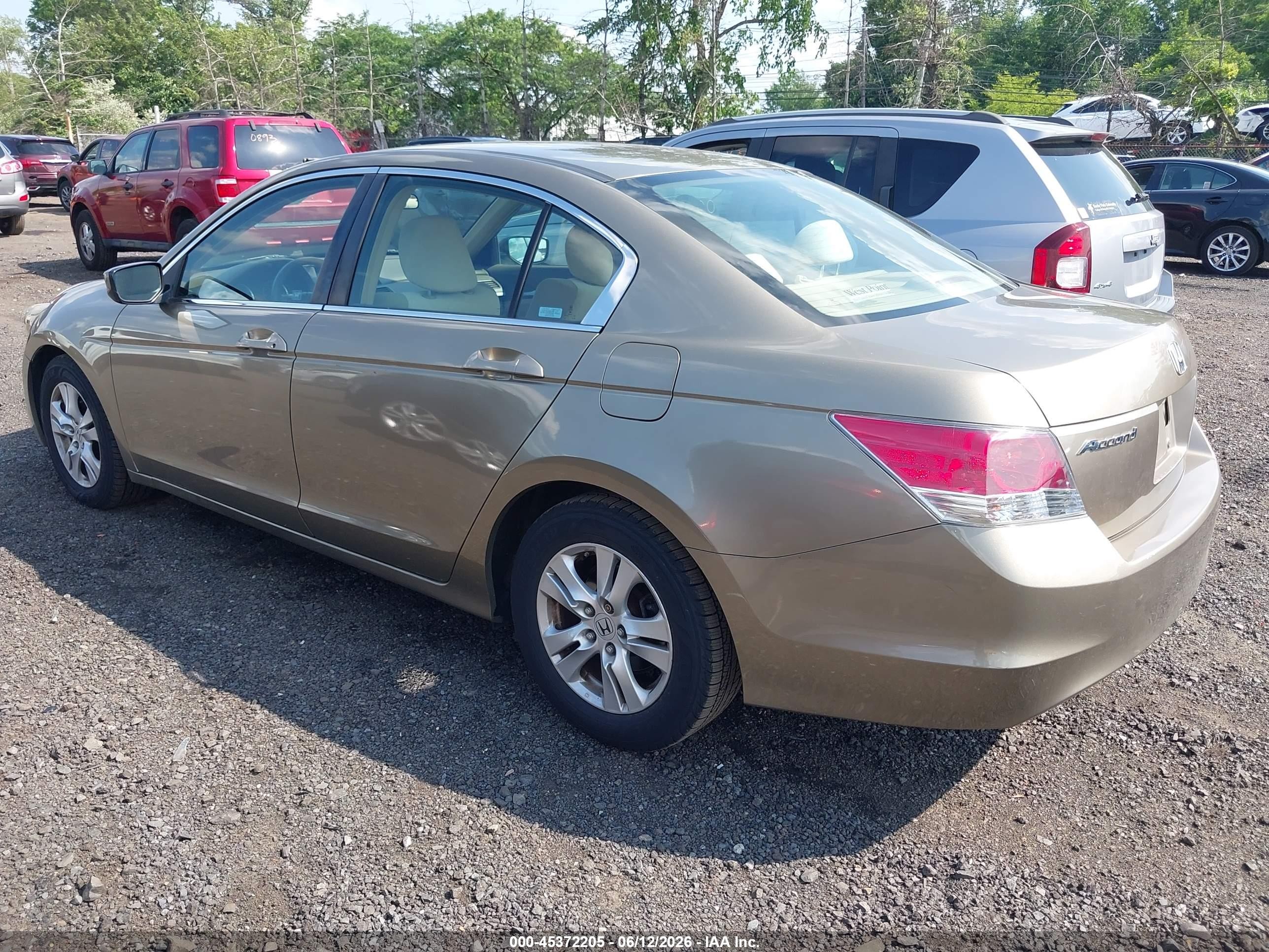 2008 Honda Accord 2.4 Lx-p Gold vin: 1HGCP26478A150290