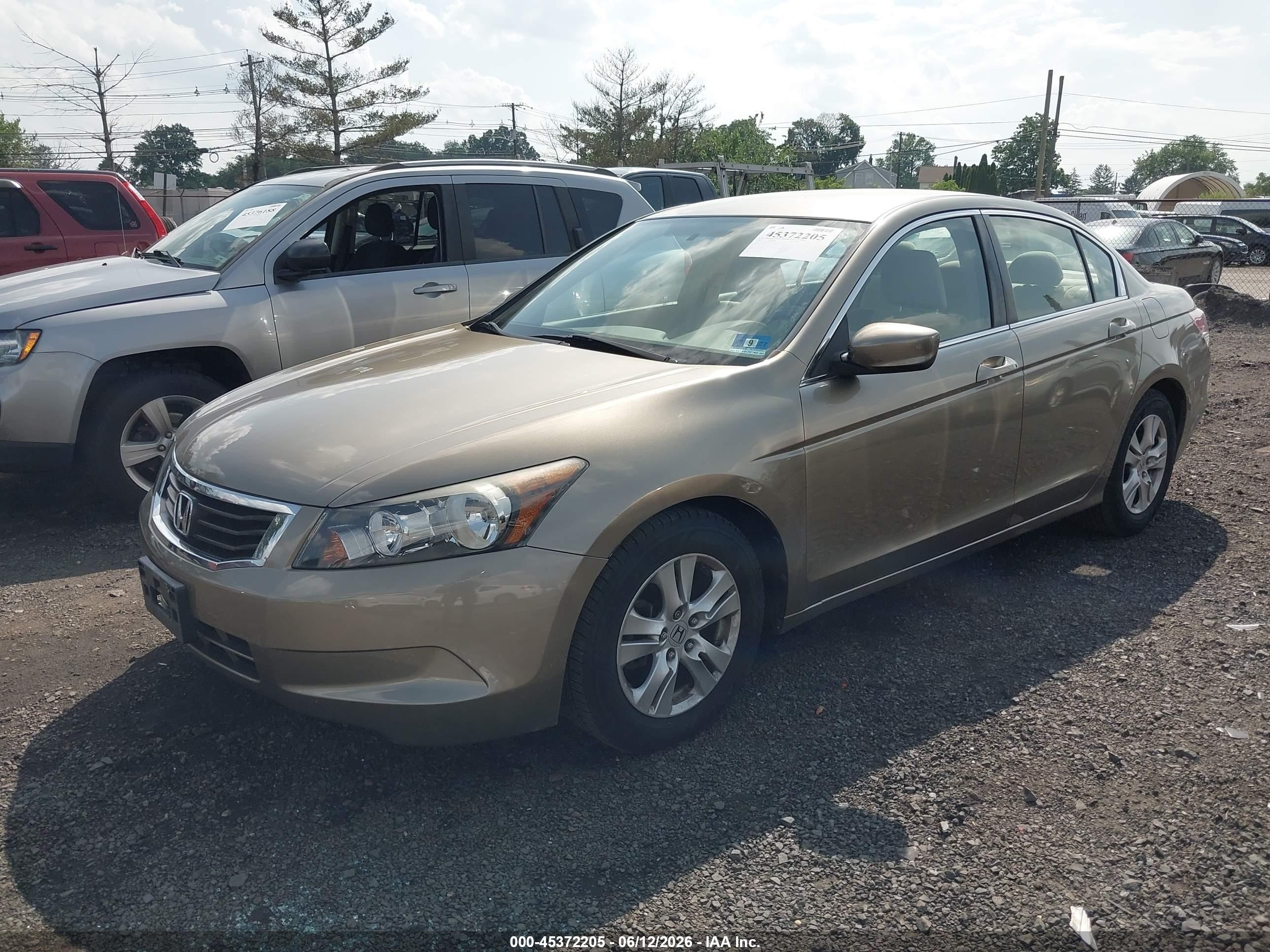 2008 Honda Accord 2.4 Lx-p Gold vin: 1HGCP26478A150290