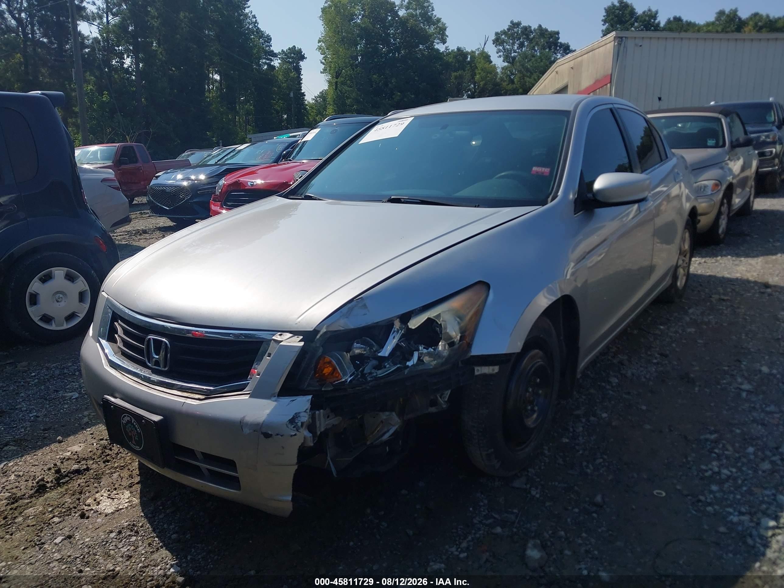 2008 Honda Accord 2.4 Lx-p Серебряный vin: 1HGCP26478A156994
