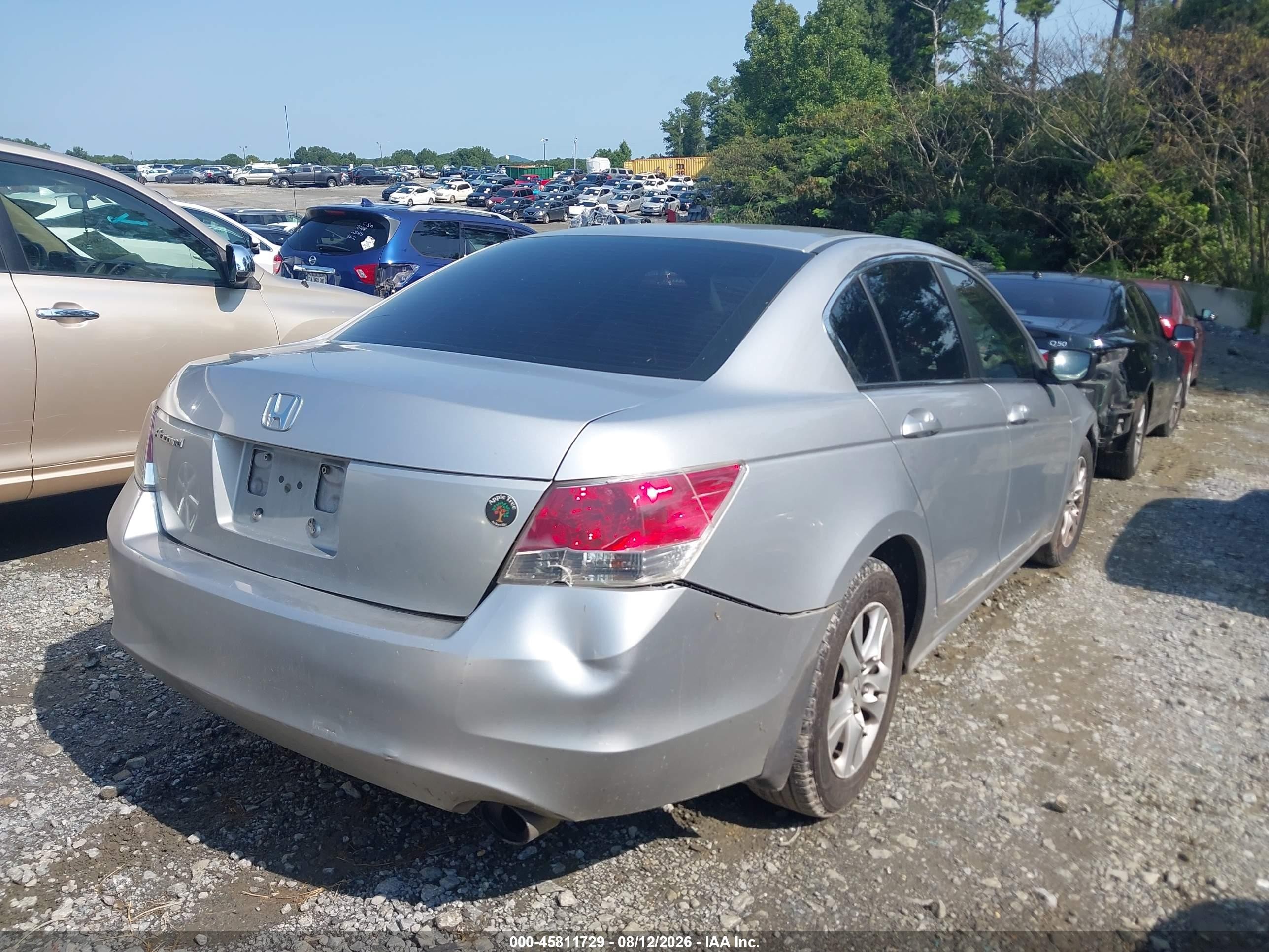 2008 Honda Accord 2.4 Lx-p Серебряный vin: 1HGCP26478A156994