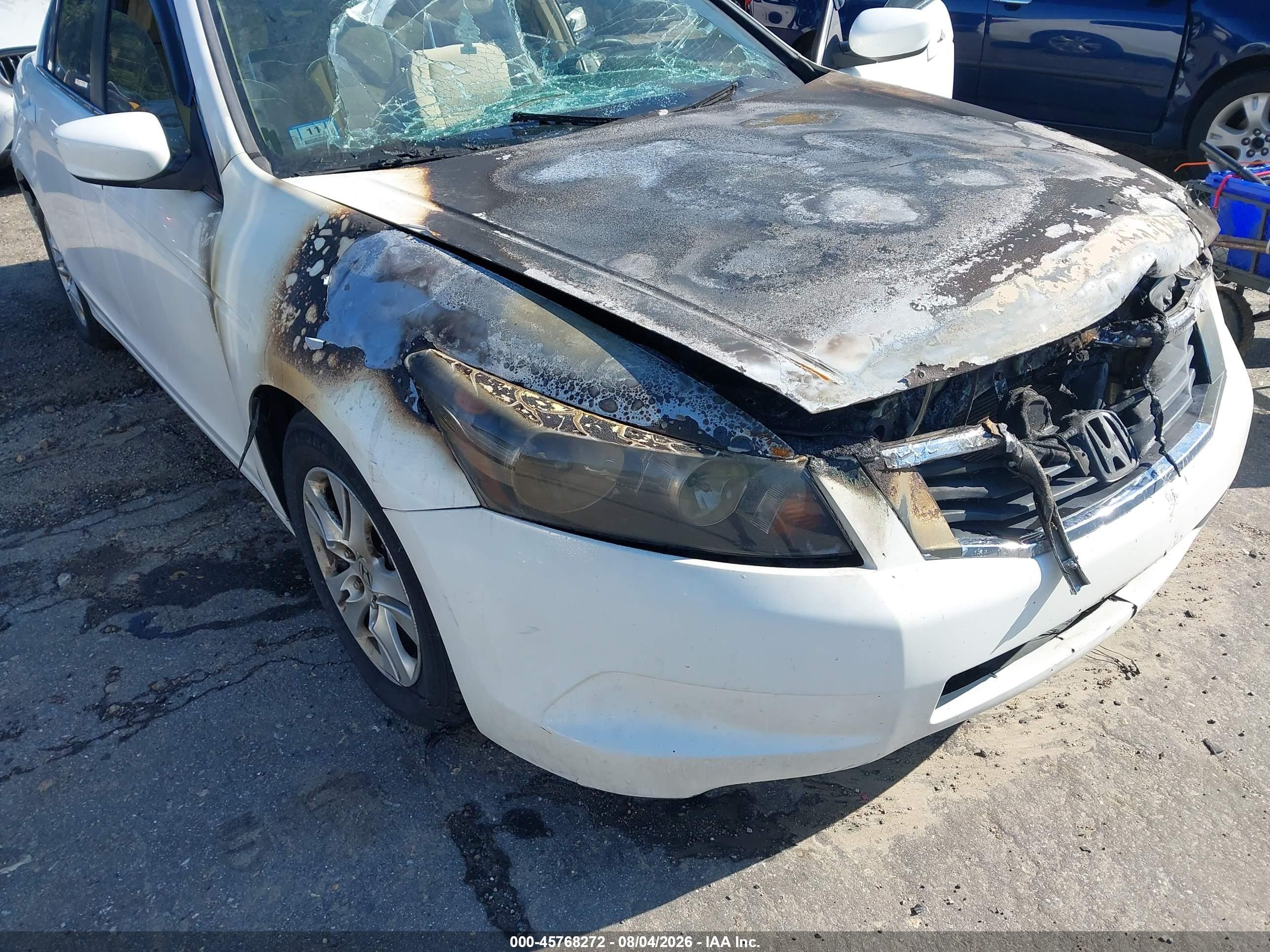 2009 Honda Accord 2.4 Lx-p White vin: 1HGCP26479A007308