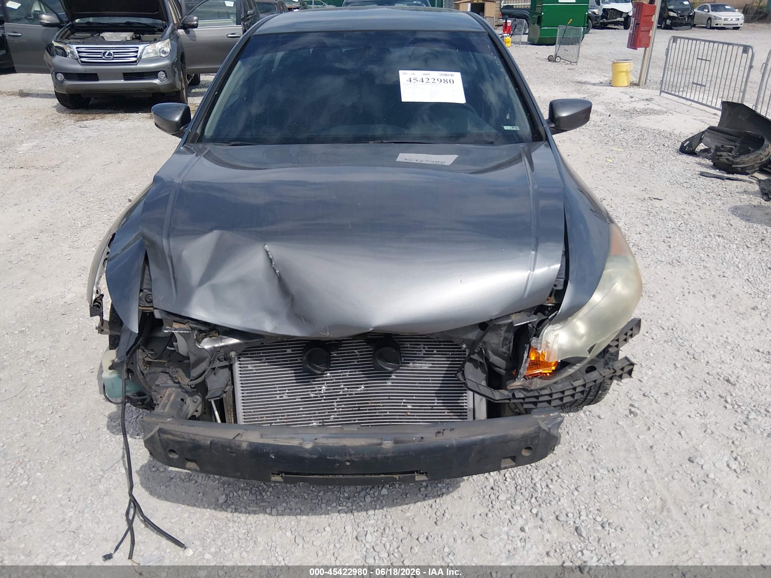 2009 Honda Accord 2.4 Lx-p Серый vin: 1HGCP26479A076841