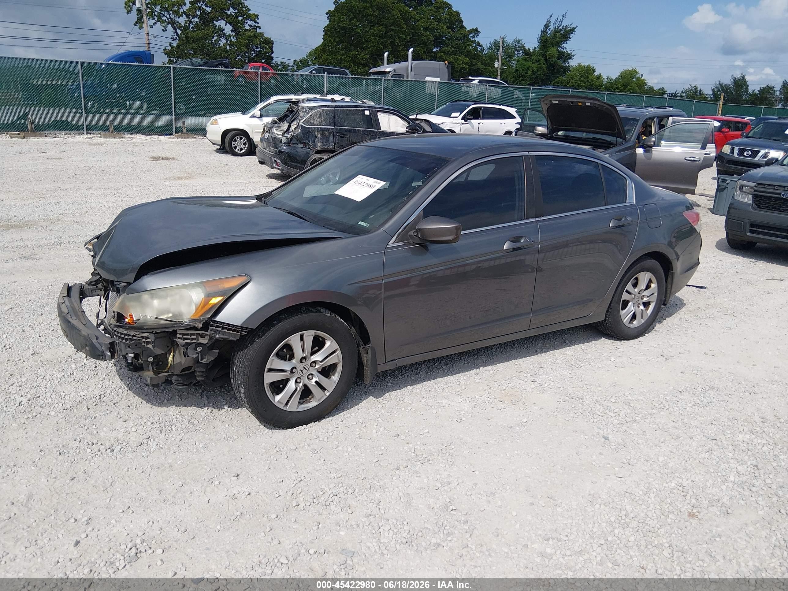 2009 Honda Accord 2.4 Lx-p Серый vin: 1HGCP26479A076841