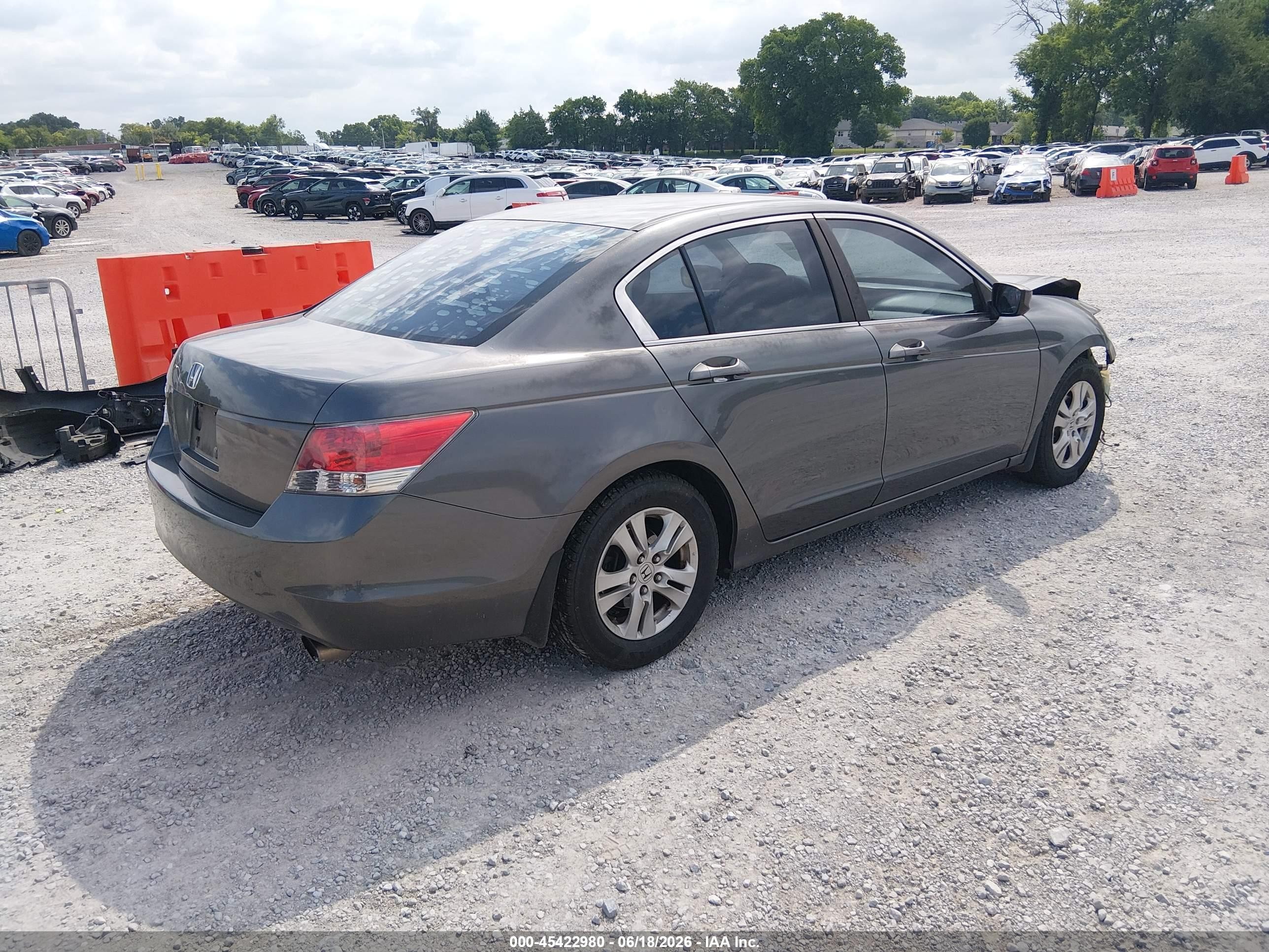 2009 Honda Accord 2.4 Lx-p Серый vin: 1HGCP26479A076841