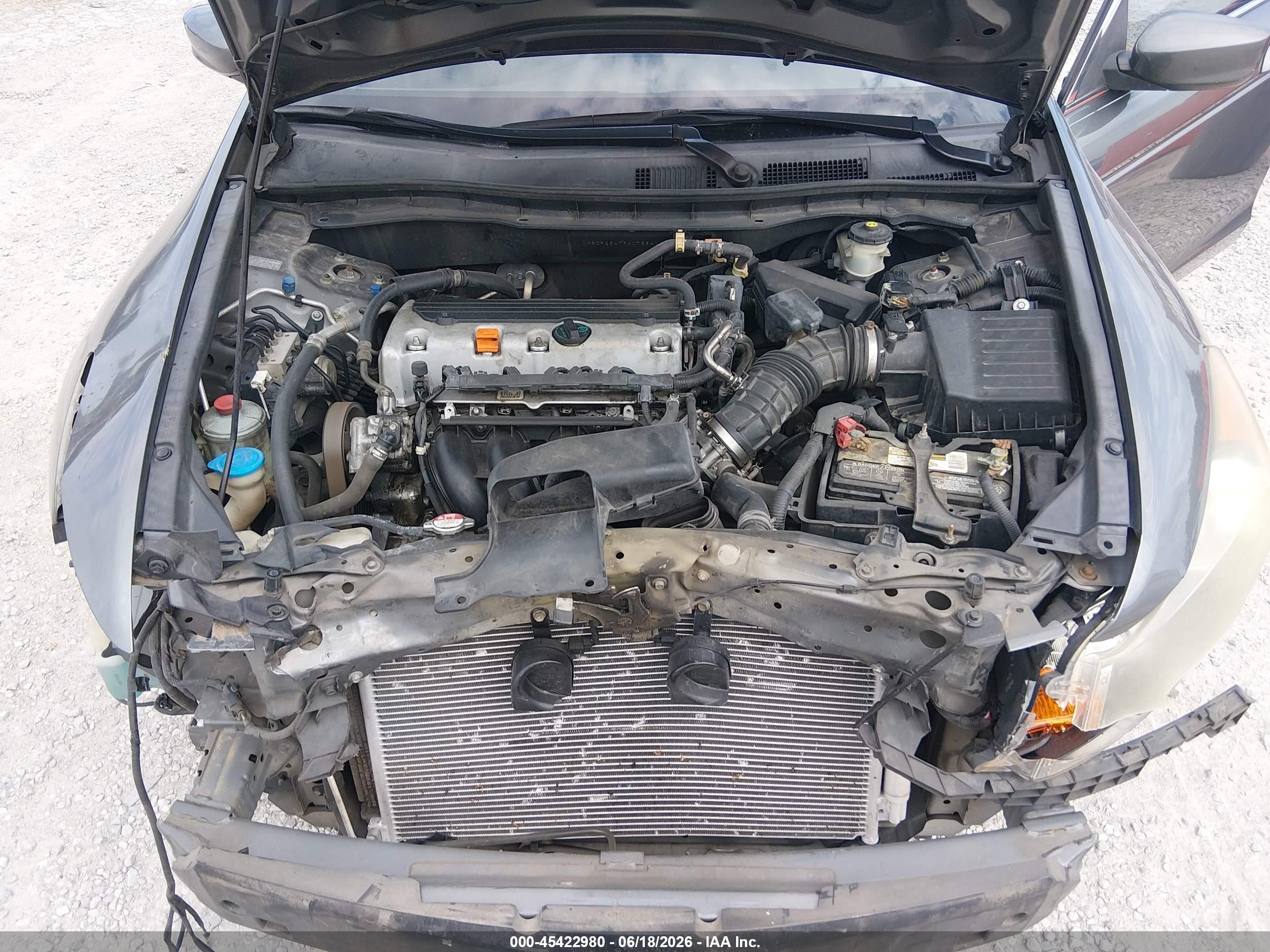 2009 Honda Accord 2.4 Lx-p Серый vin: 1HGCP26479A076841