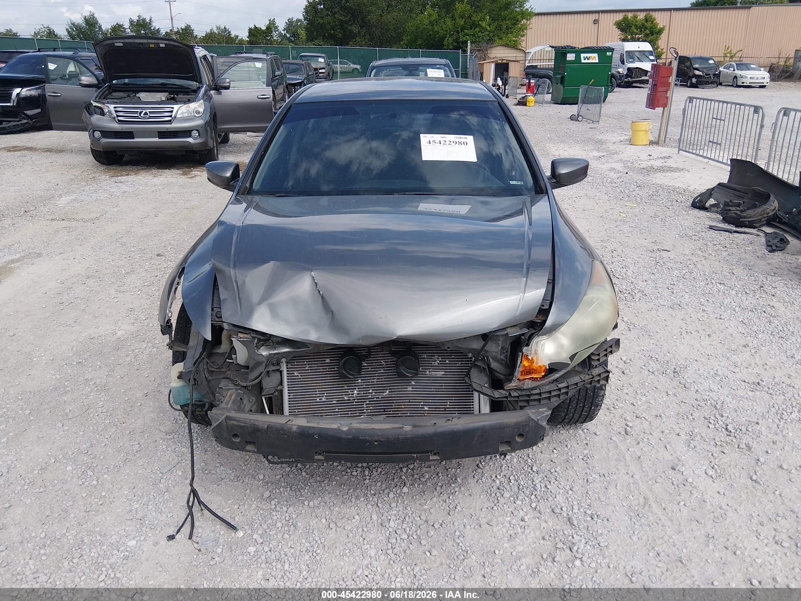 2009 Honda Accord 2.4 Lx-p Серый vin: 1HGCP26479A076841