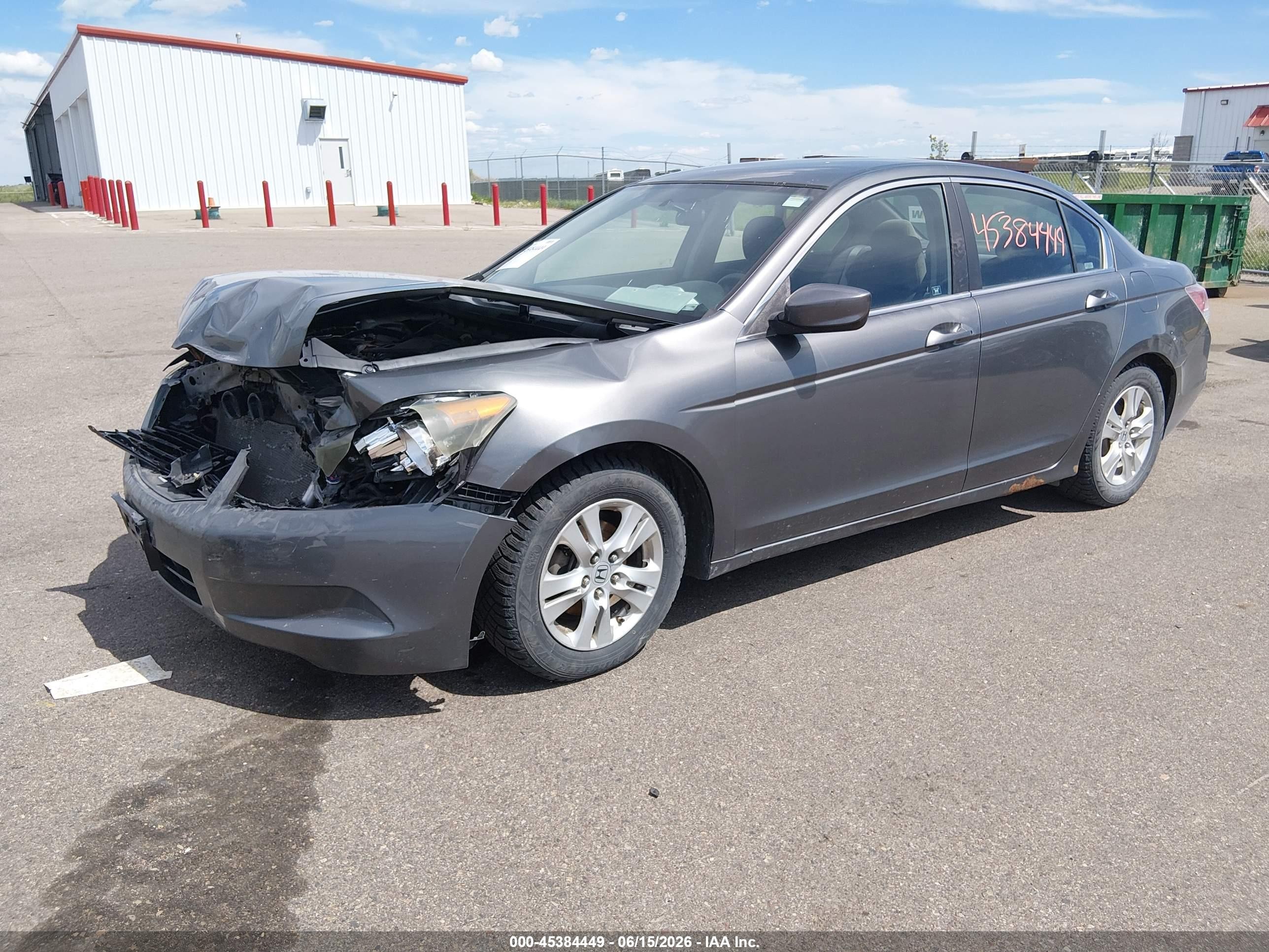 2009 Honda Accord 2.4 Lx-p Gray vin: 1HGCP26479A123639
