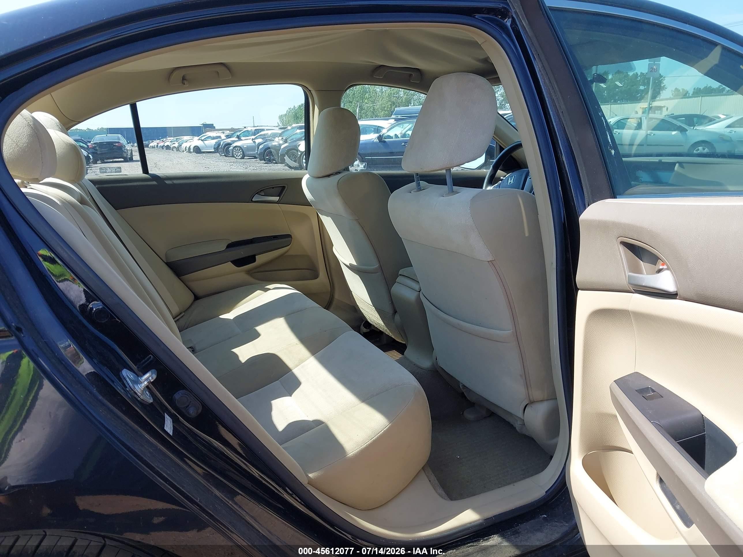 2009 Honda Accord 2.4 Lx-p Черный vin: 1HGCP26479A136701