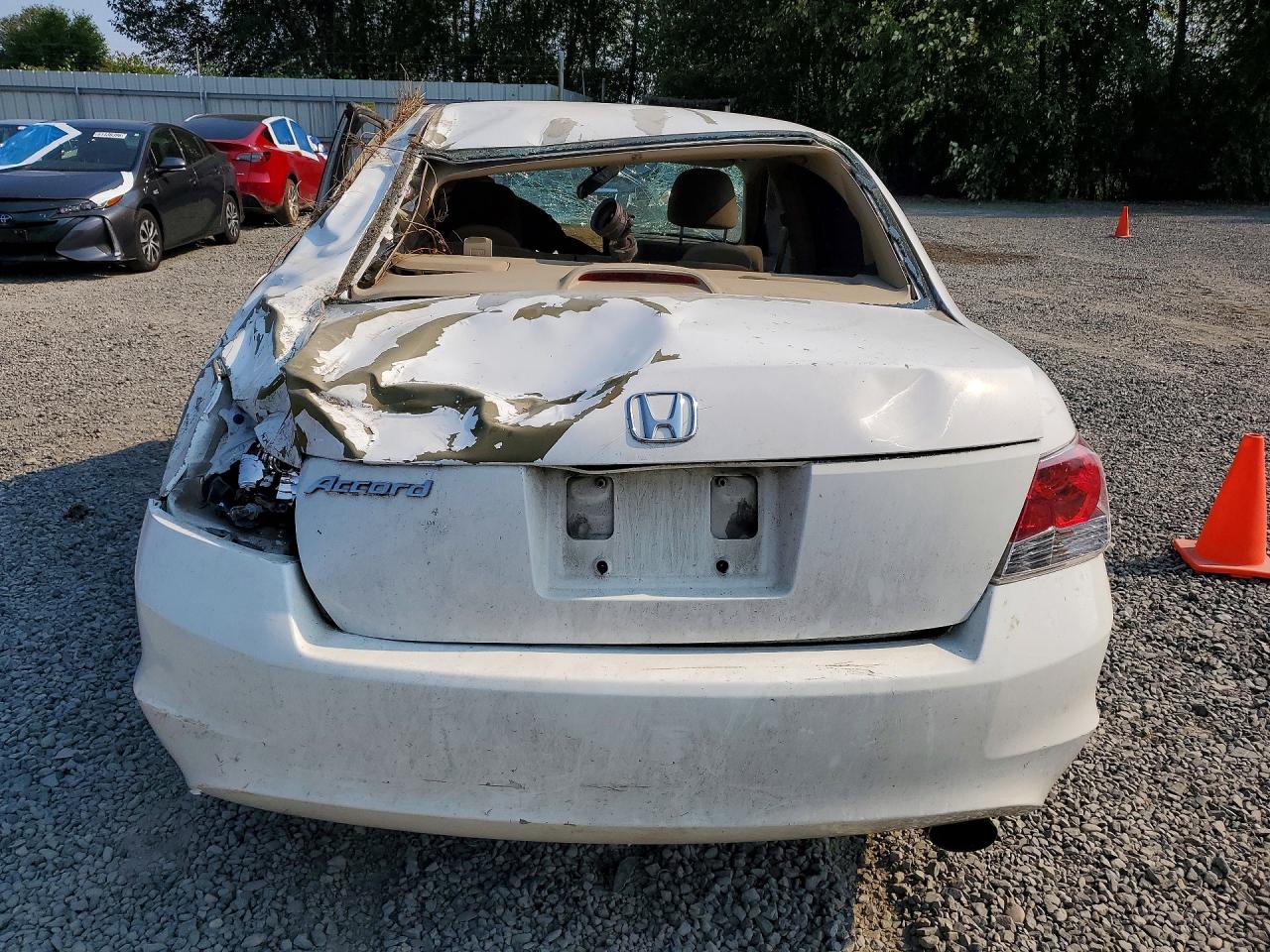 2009 Honda Accord Lxp White vin: 1HGCP26479A166877