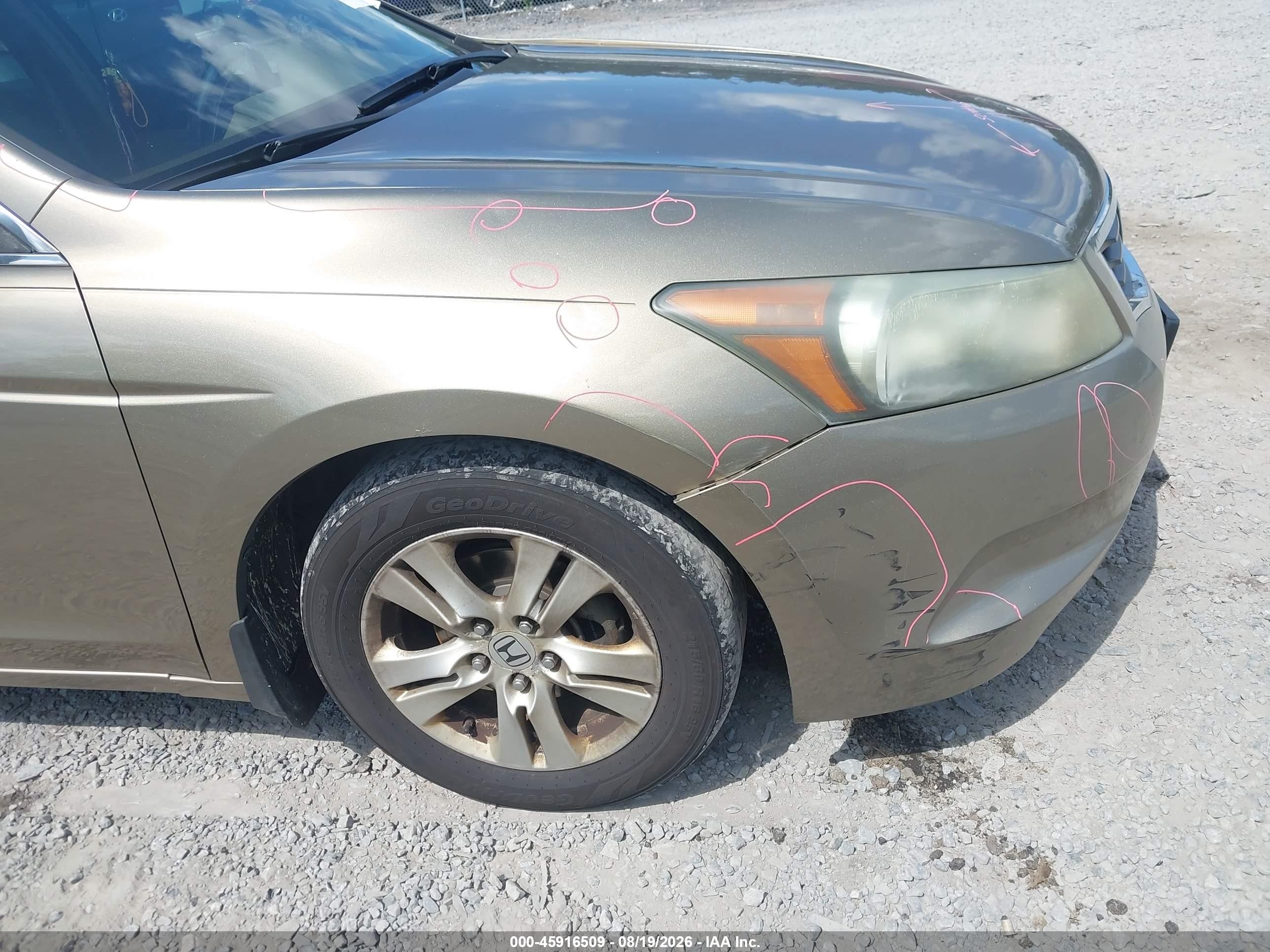 2008 Honda Accord 2.4 Lx-p Gold vin: 1HGCP26488A071436