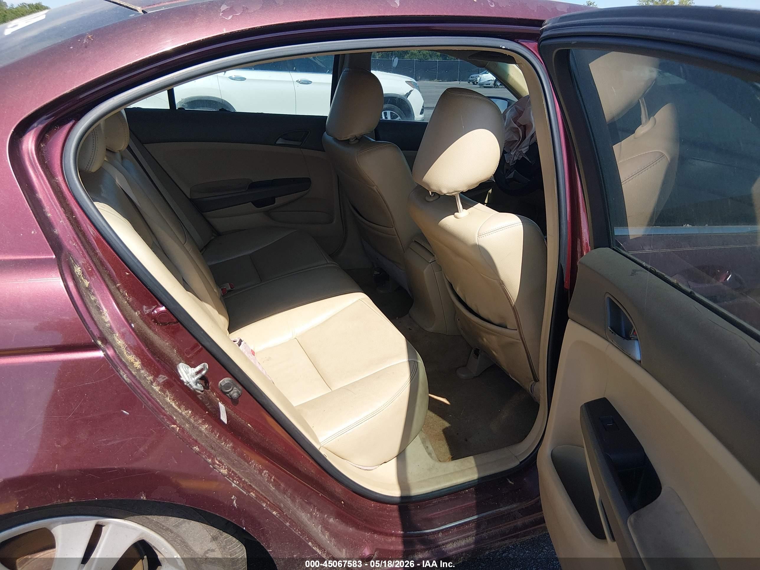 2008 Honda Accord 2.4 Lx-p Red vin: 1HGCP26488A086728