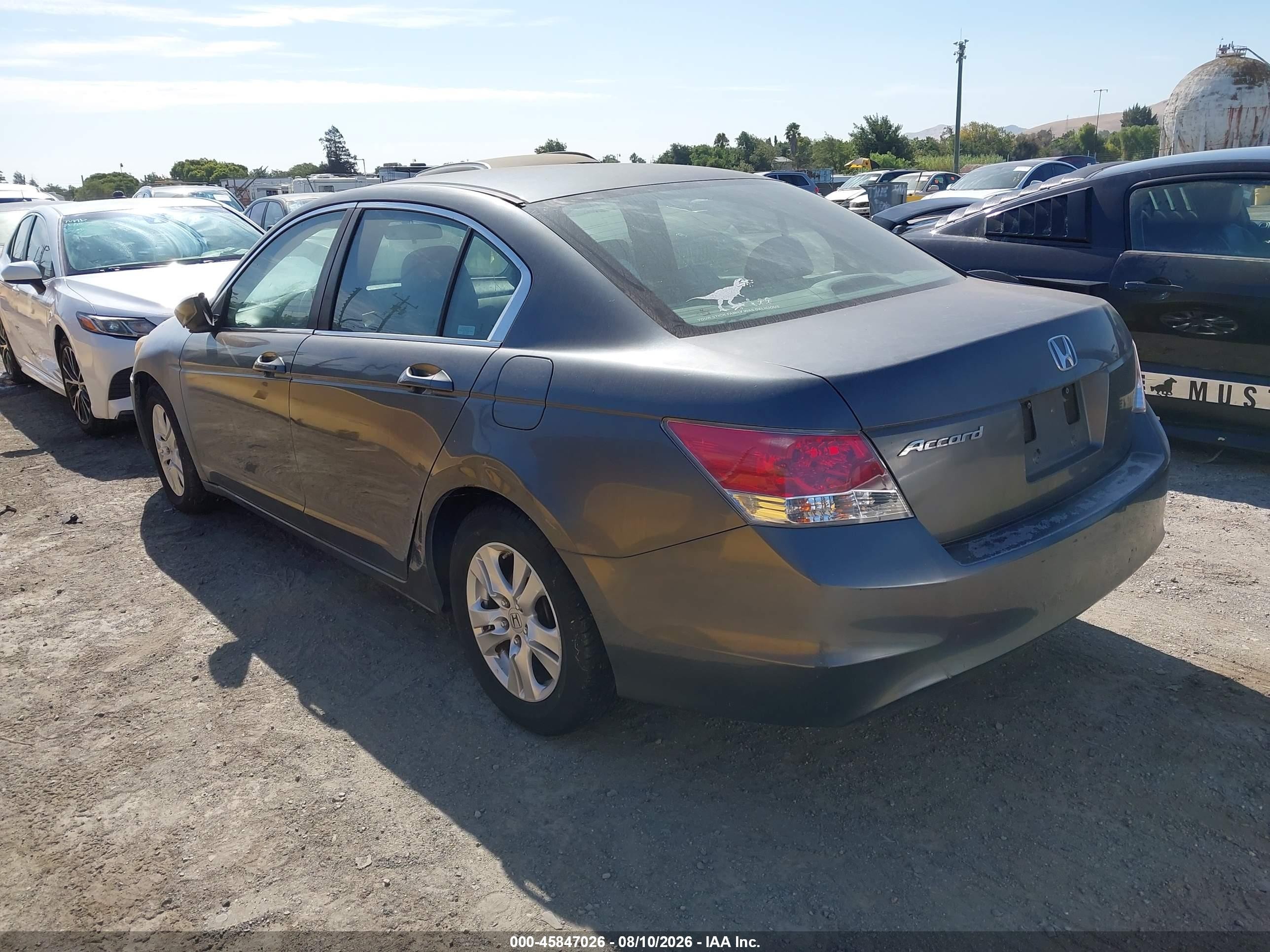 2008 Honda Accord 2.4 Lx-p Gray vin: 1HGCP26488A122692