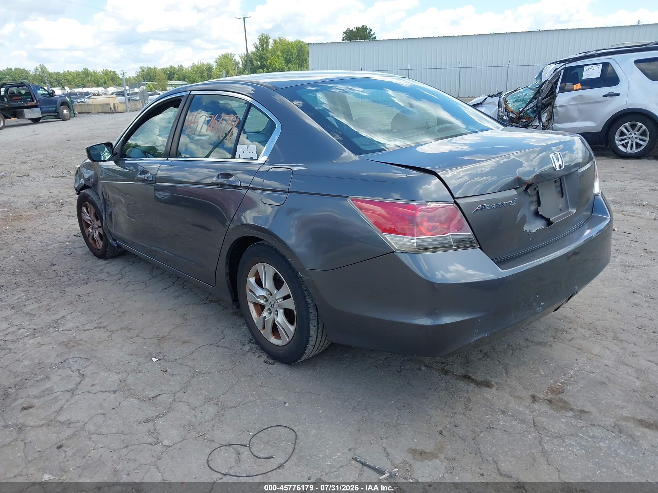 2008 Honda Accord 2.4 Lx-p Gray vin: 1HGCP26488A129464