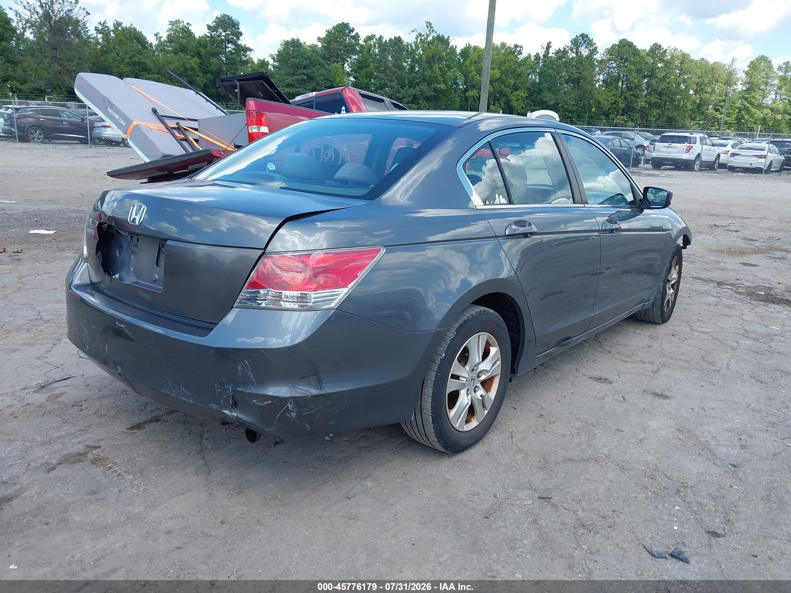 2008 Honda Accord 2.4 Lx-p Gray vin: 1HGCP26488A129464