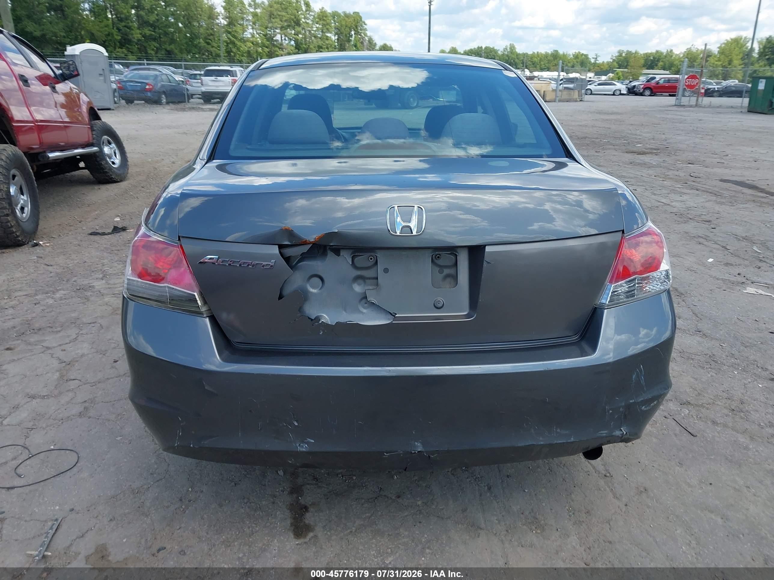 2008 Honda Accord 2.4 Lx-p Gray vin: 1HGCP26488A129464