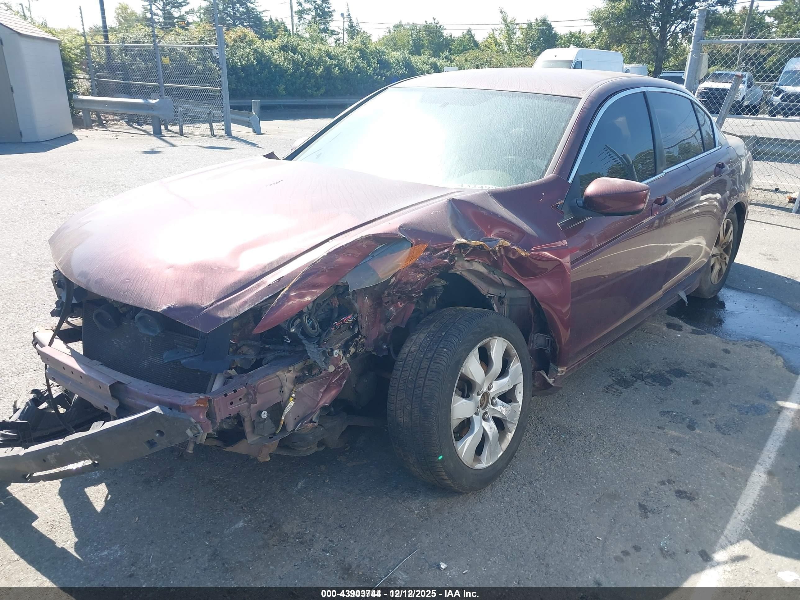 2008 Honda Accord 2.4 Lx-p Бордовый vin: 1HGCP26488A135491