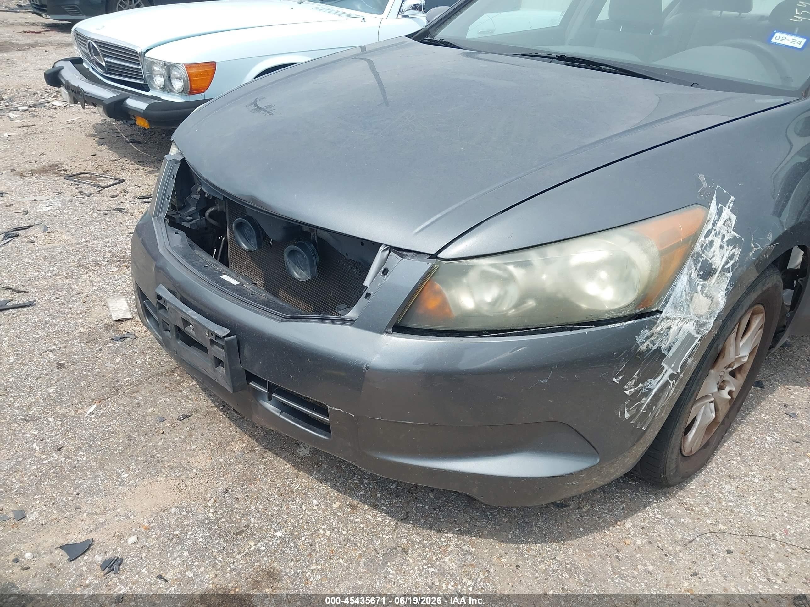 2009 Honda Accord 2.4 Lx-p Gray vin: 1HGCP26489A045520