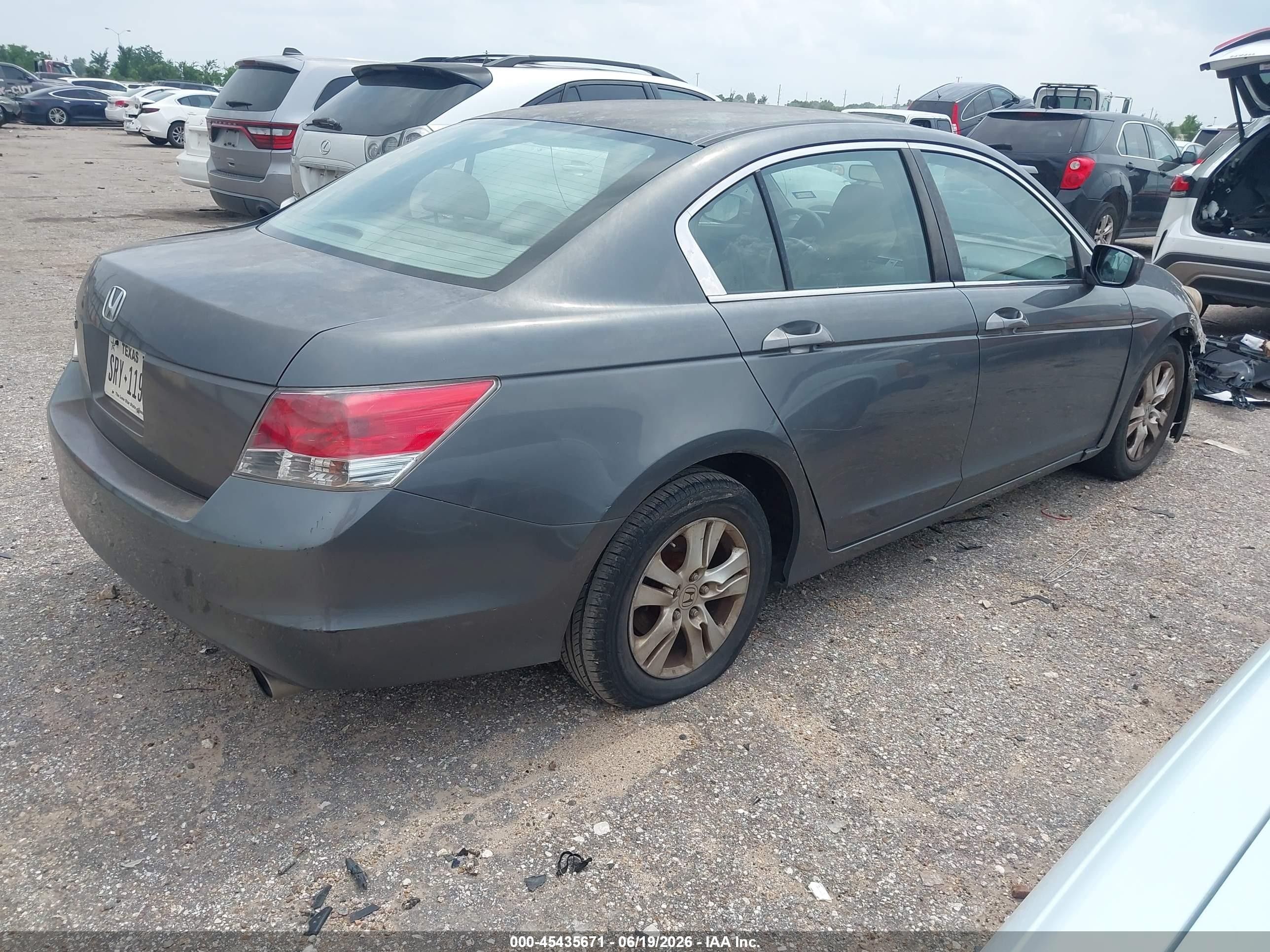 2009 Honda Accord 2.4 Lx-p Gray vin: 1HGCP26489A045520