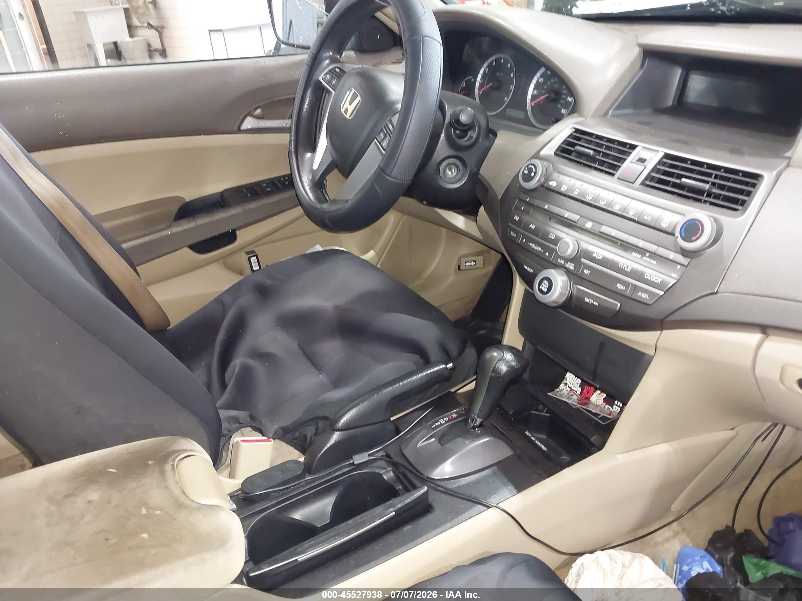 2009 Honda Accord 2.4 Lx-p Black vin: 1HGCP26489A047252